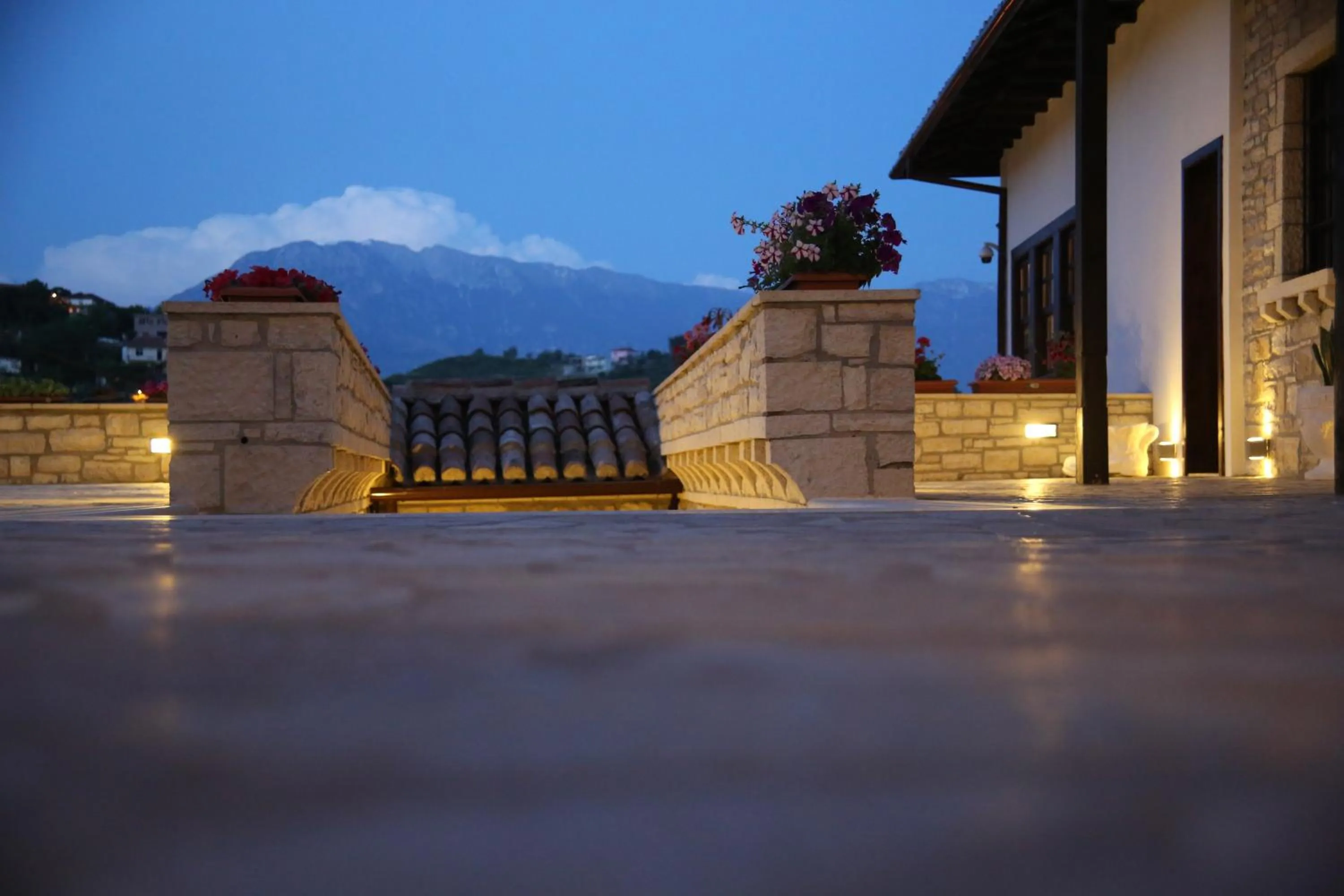 Communal lounge/ TV room in Hotel Vila Aleksander