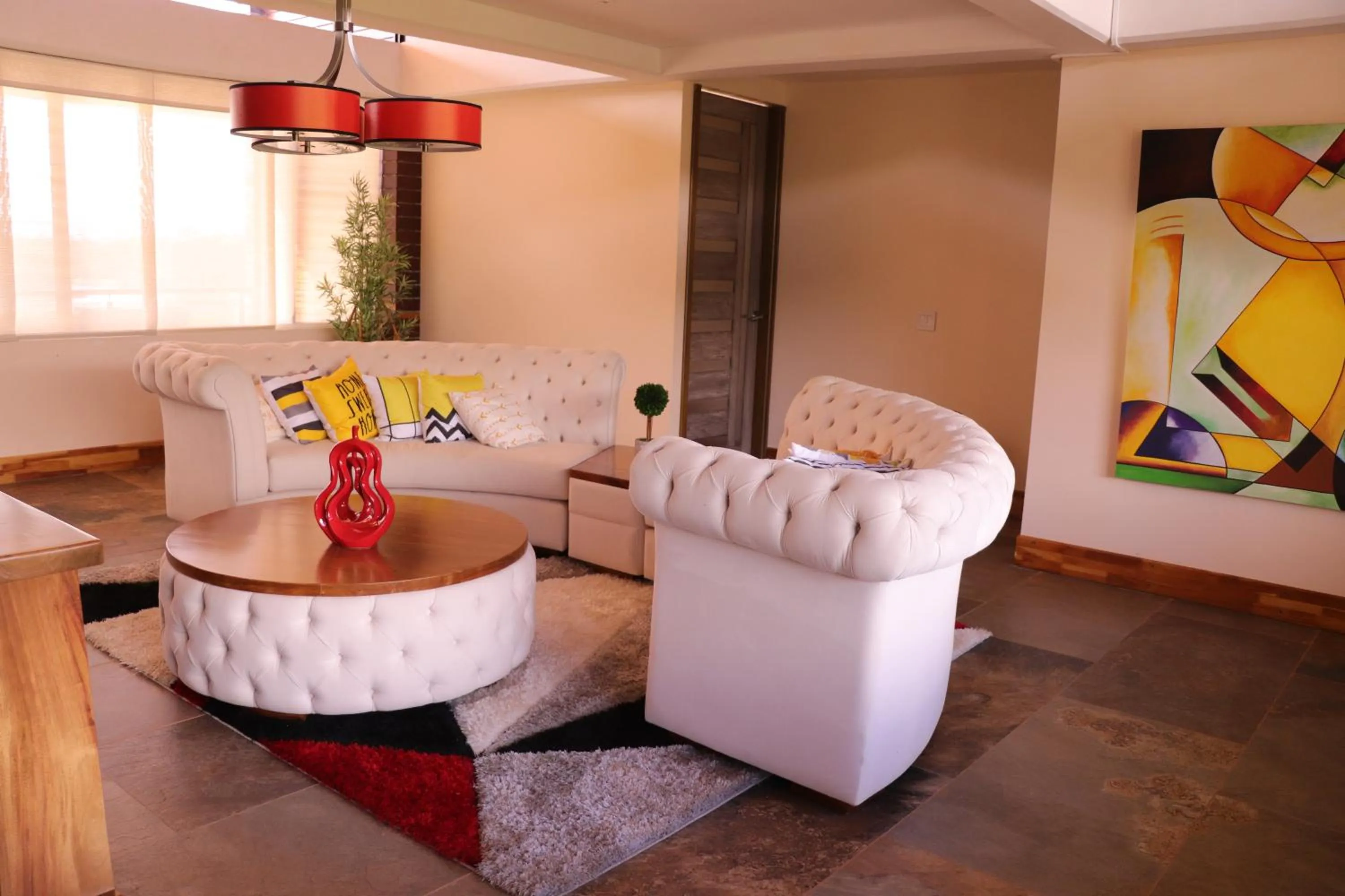 Living room in EL NiDO HOTEL GUATAPE
