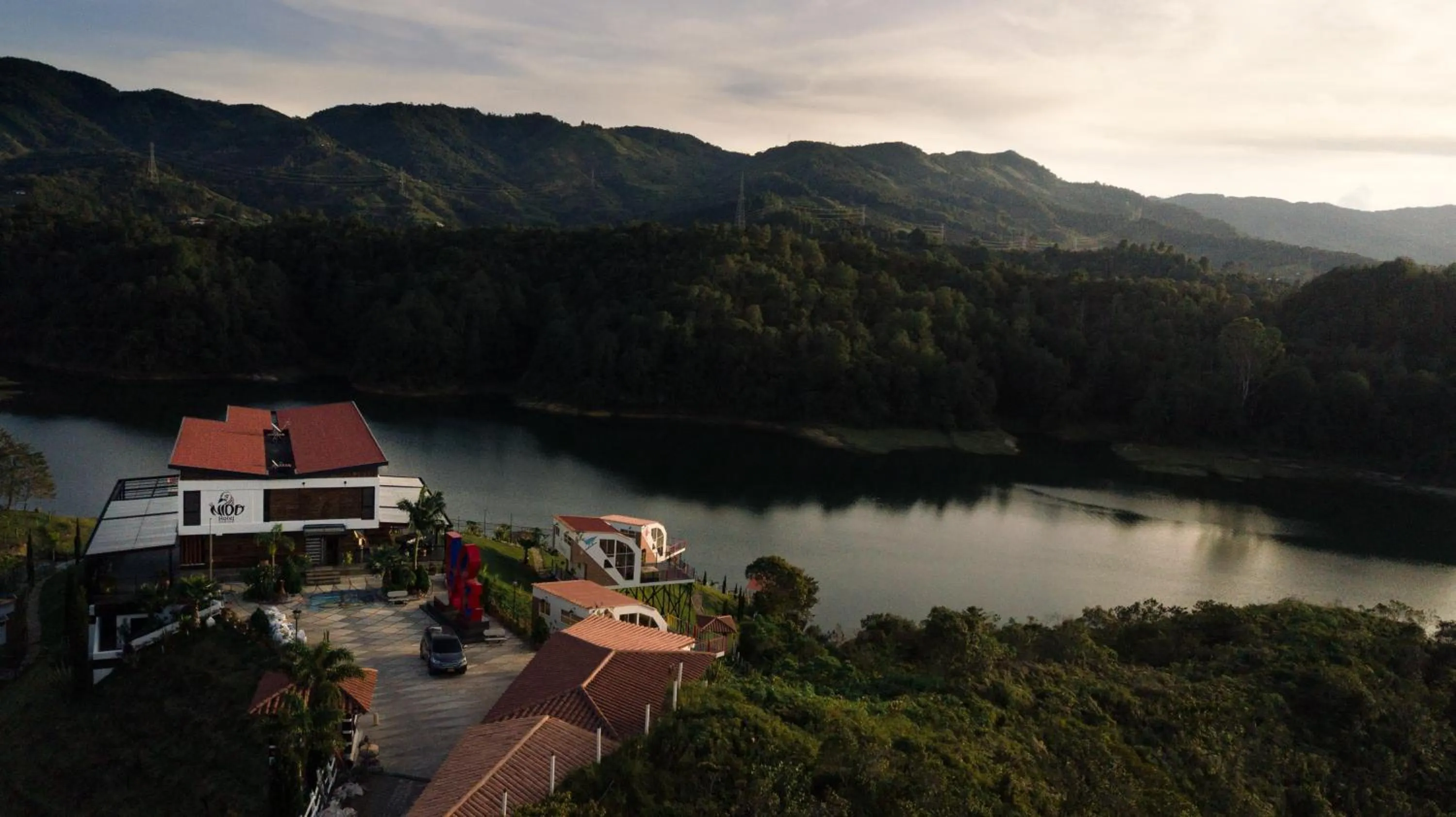 Garden view in EL NiDO HOTEL GUATAPE