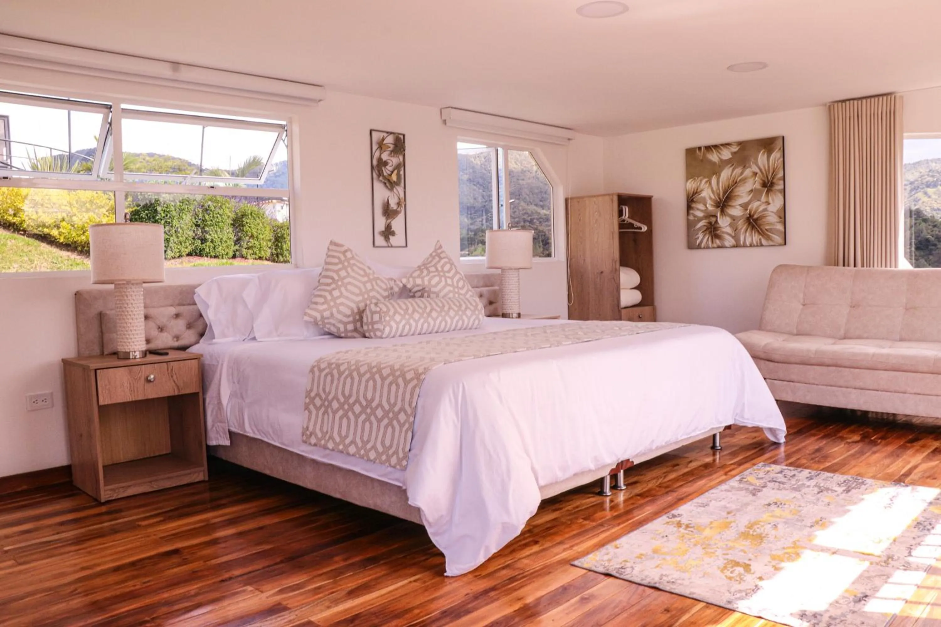 Bed in EL NiDO HOTEL GUATAPE