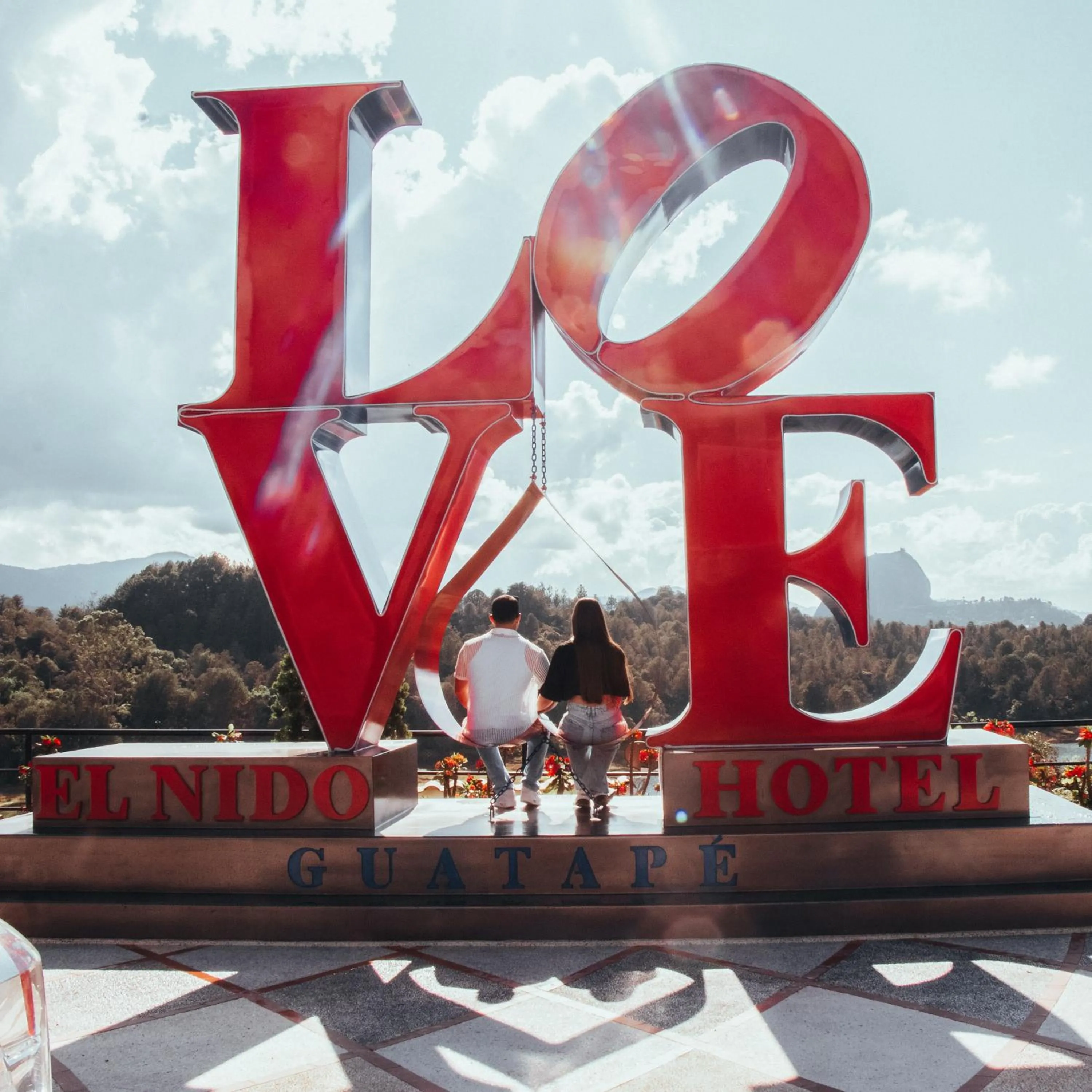 Natural landscape in EL NiDO HOTEL GUATAPE