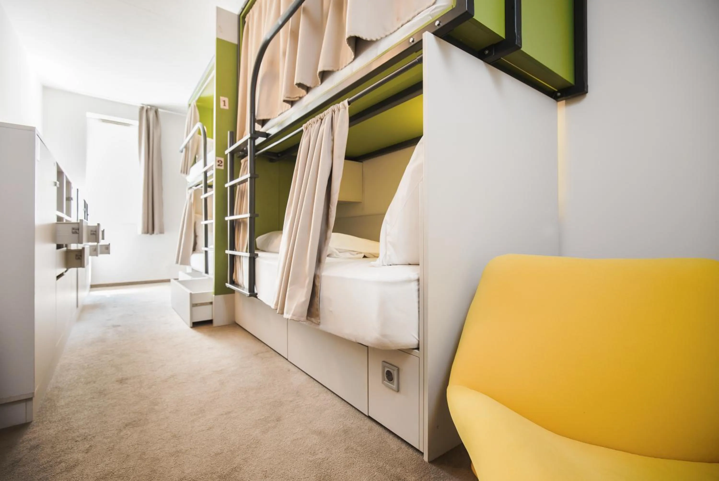 Seating area, Bed in Maverick Central Market