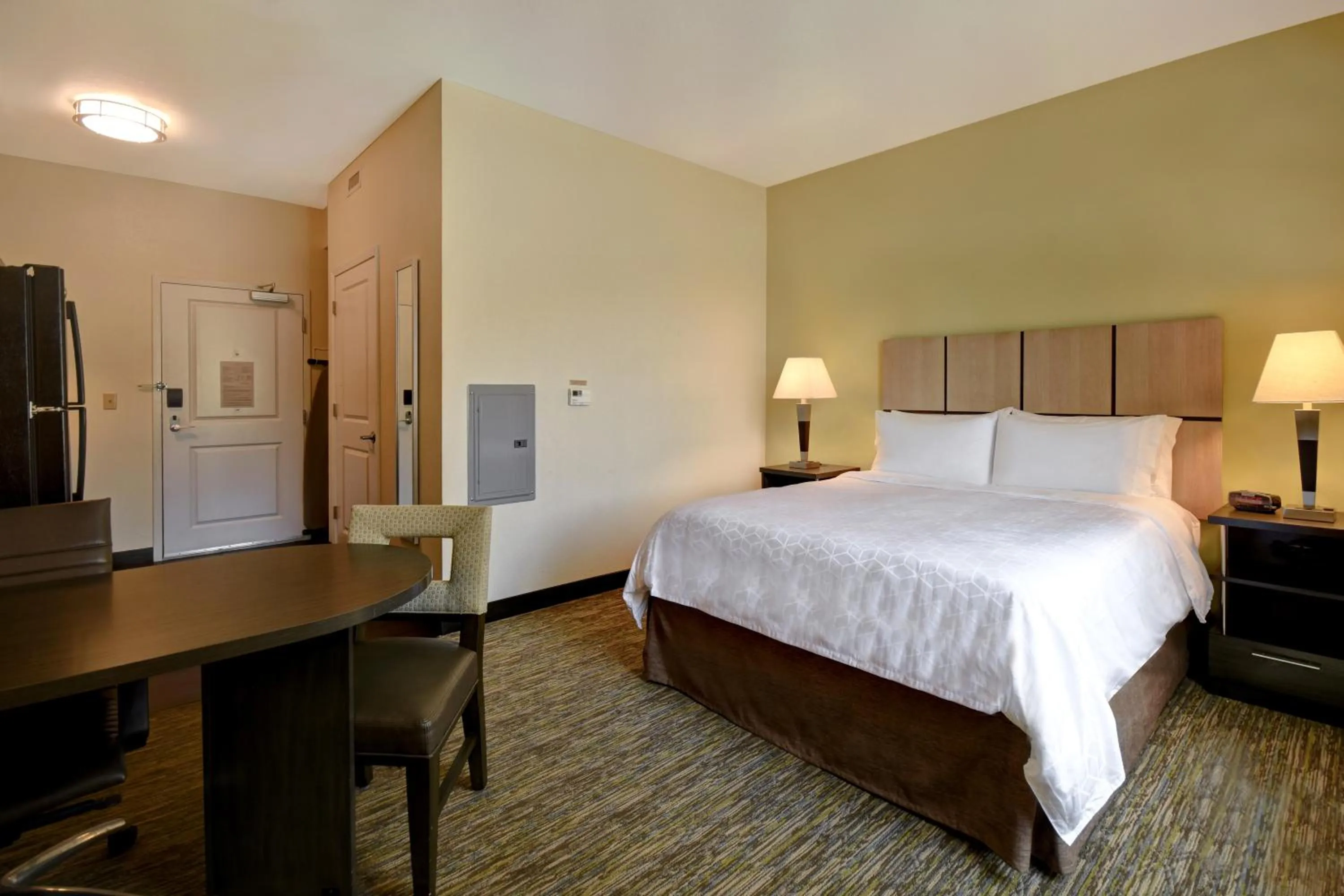 Bedroom, Bed in Candlewood Suites St Clairsville Wheeling Area by IHG