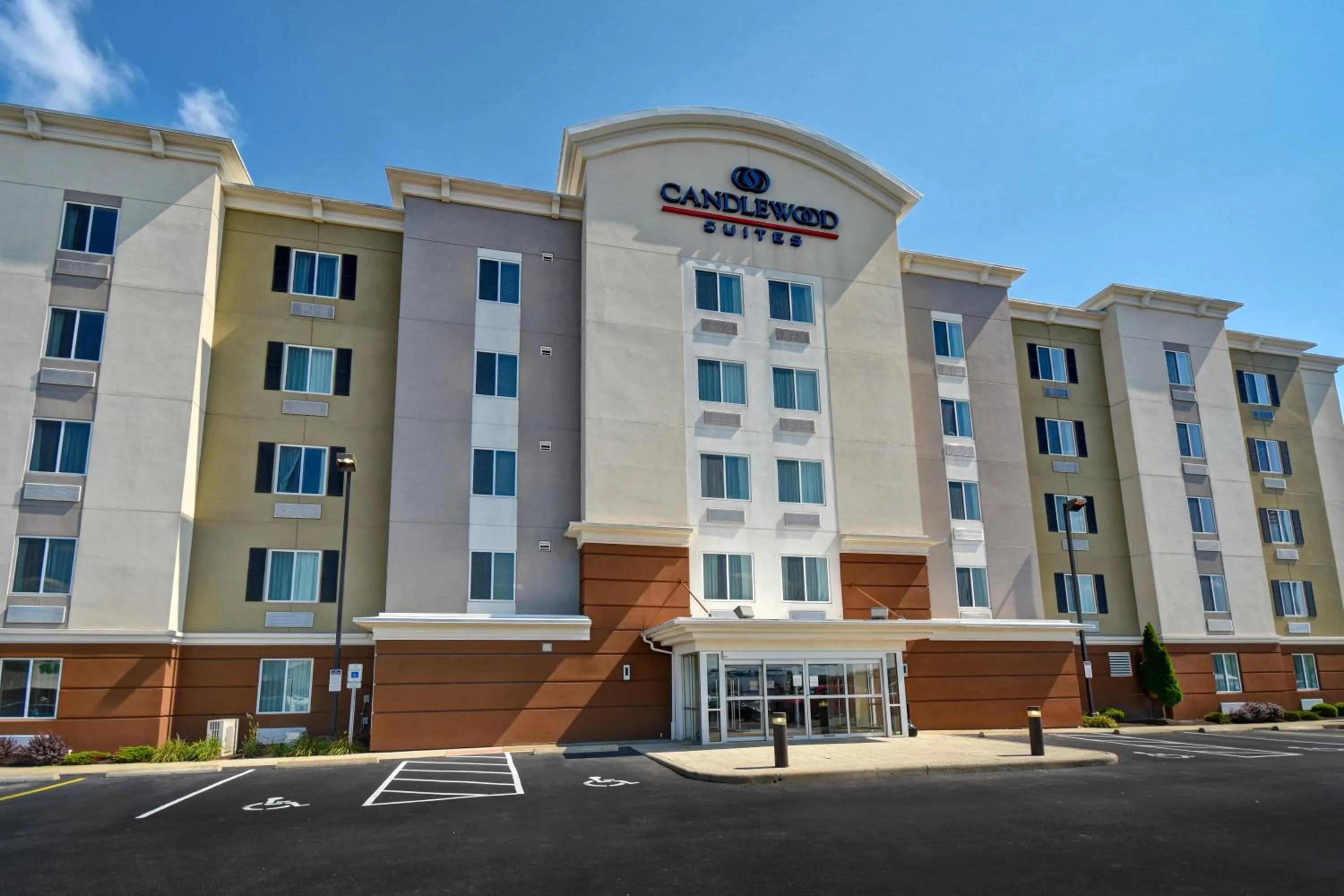 Property building in Candlewood Suites St Clairsville Wheeling Area by IHG