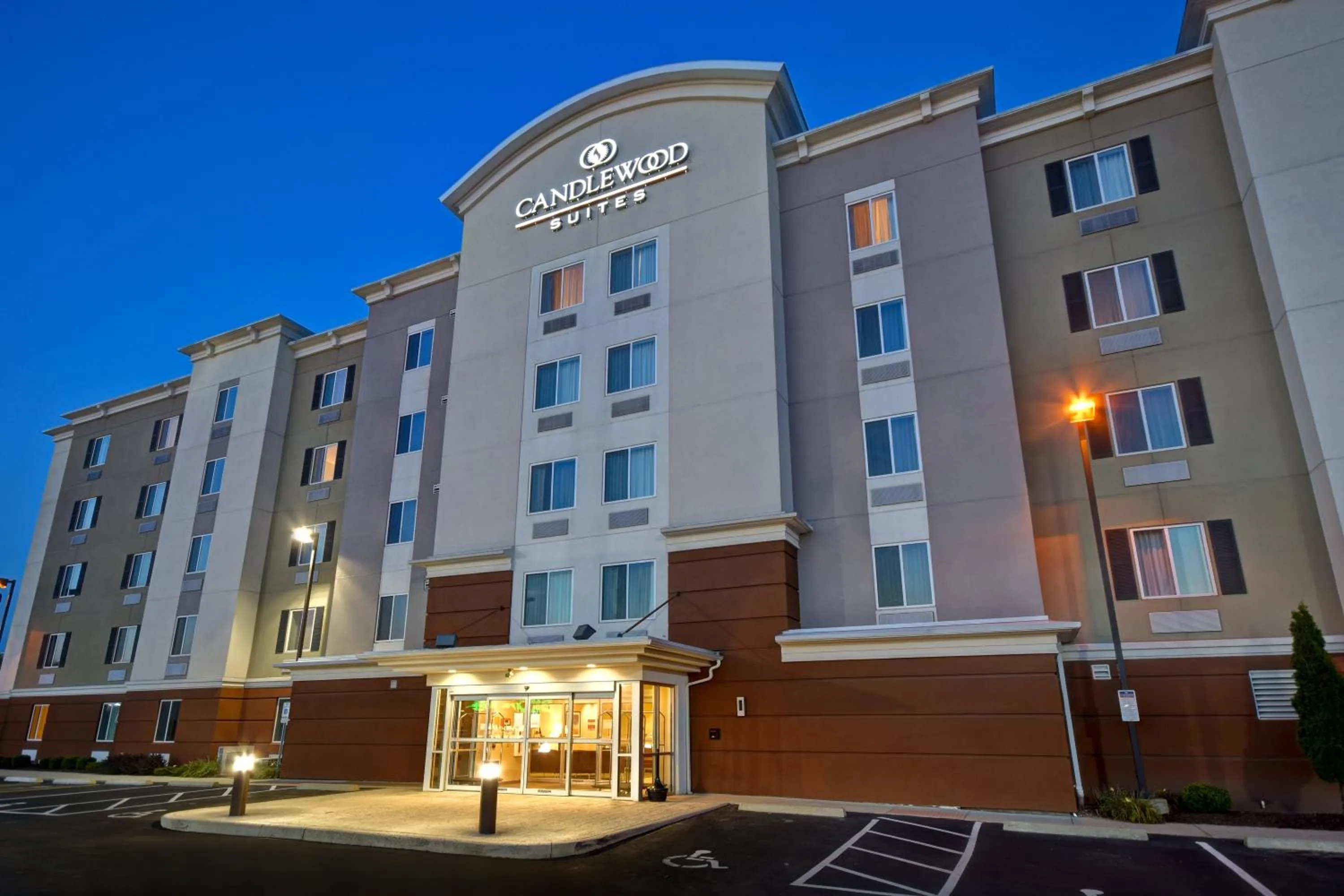 Property building in Candlewood Suites St Clairsville Wheeling Area by IHG