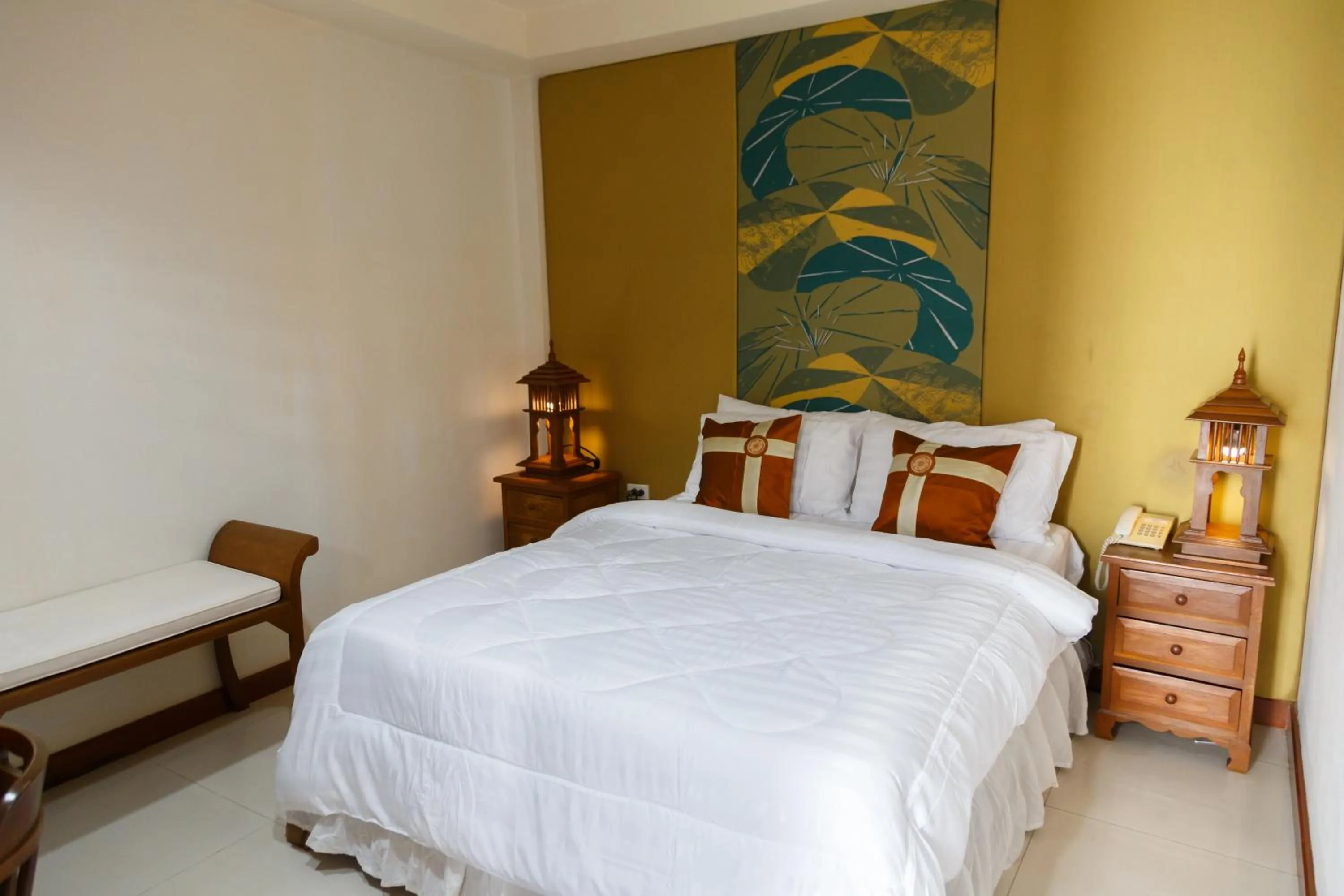 Bed in UPAR Hotels Silom