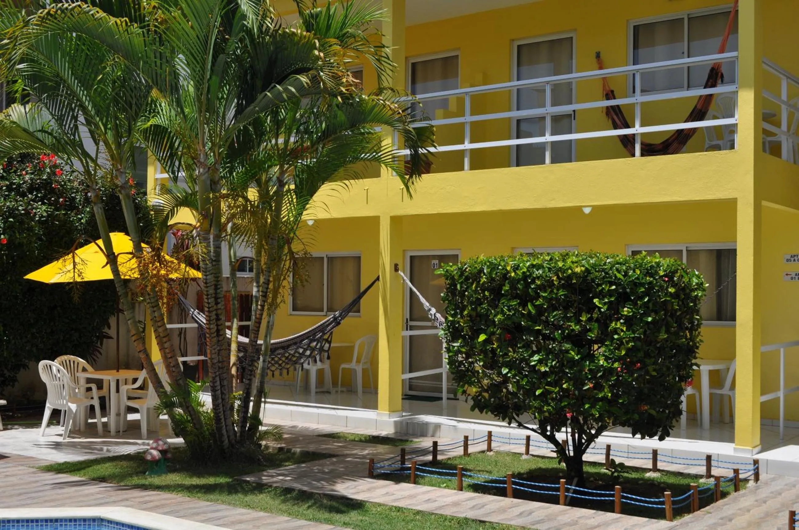 Patio in Pousada Joia Rara