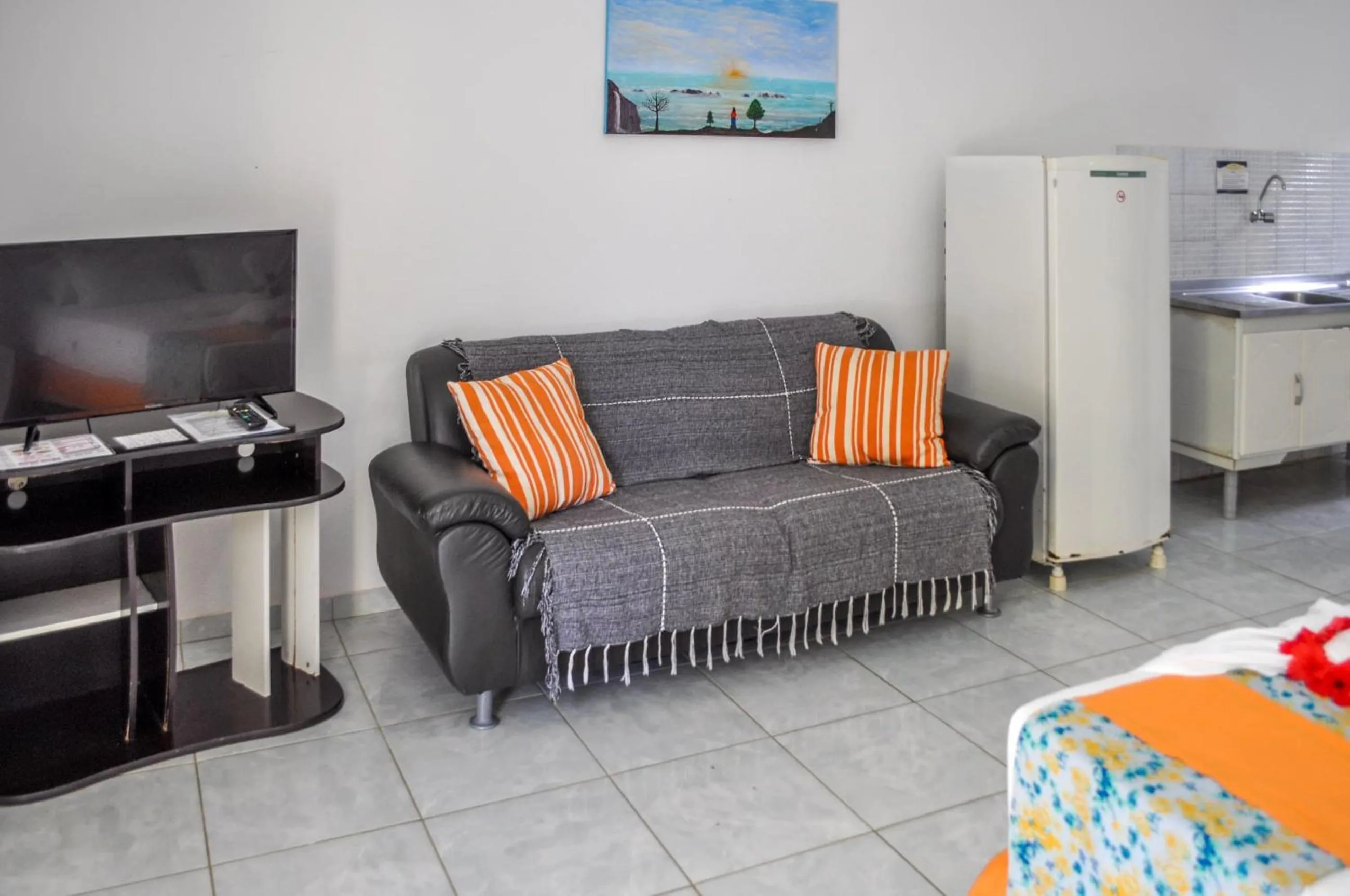 Seating area in Pousada Joia Rara