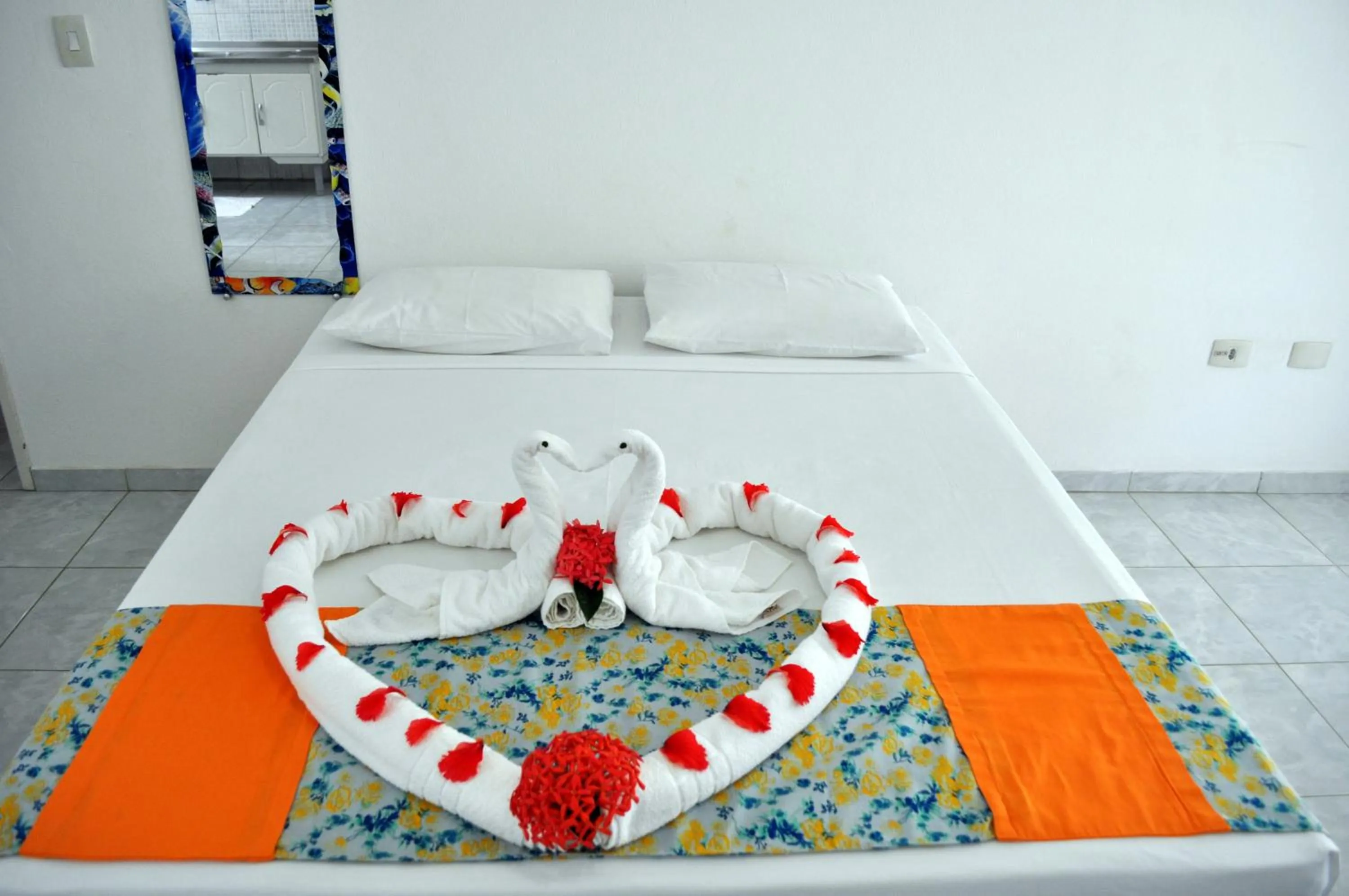 Bed in Pousada Joia Rara