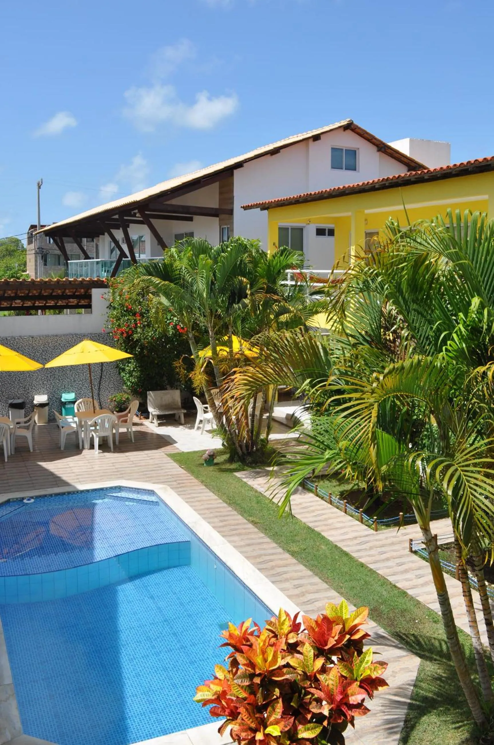 Pool view in Pousada Joia Rara