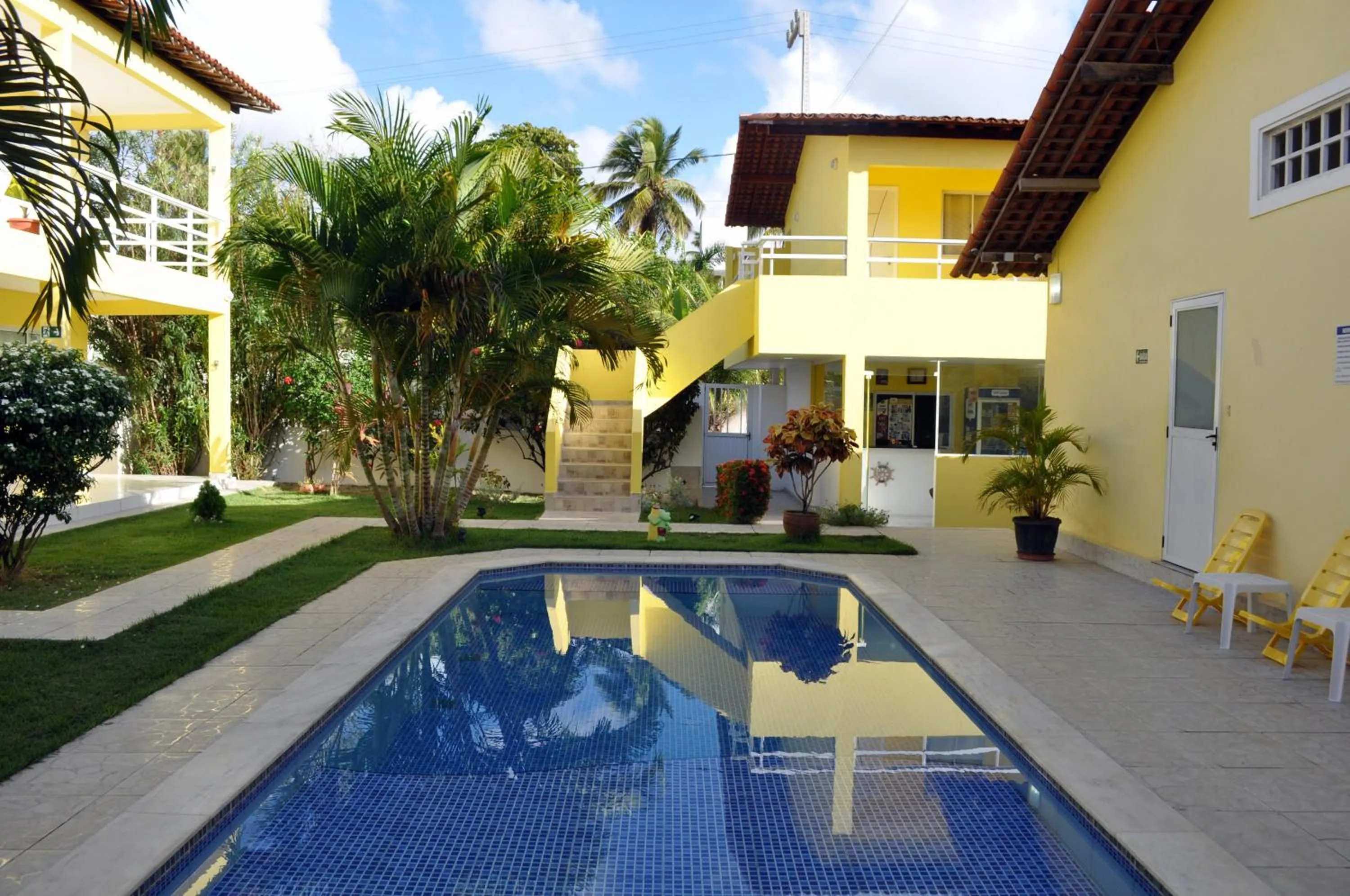 Pool view in Pousada Joia Rara