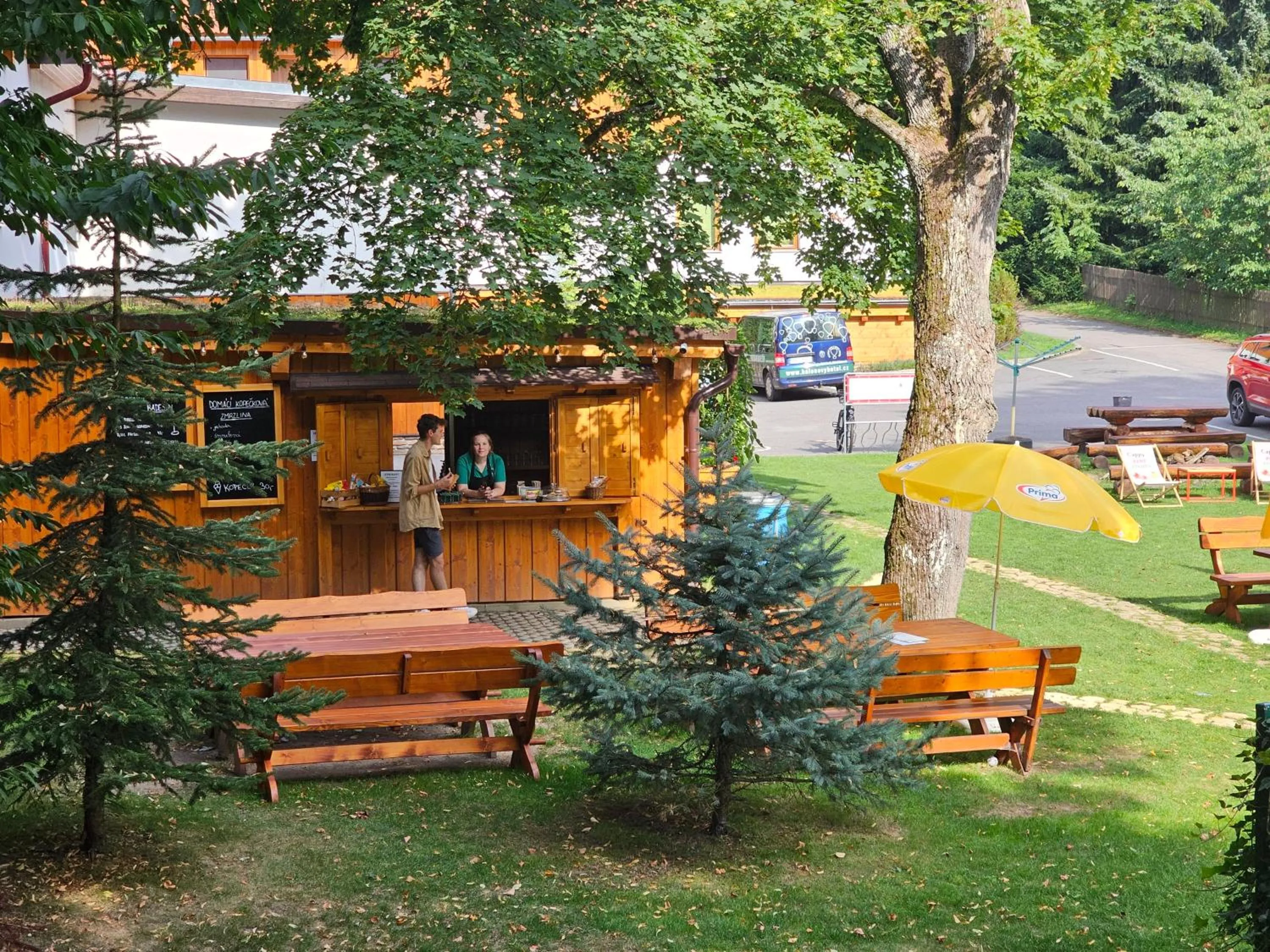 Balónový hotel a pivovar Radešín