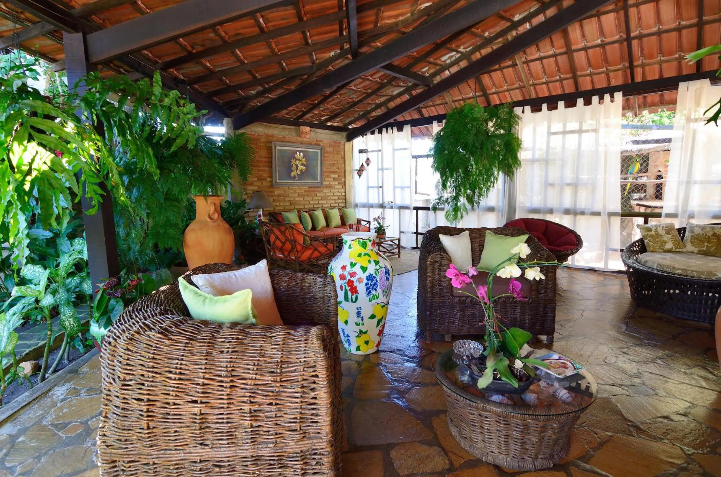 Lounge or bar in Pousada Casa de Maria