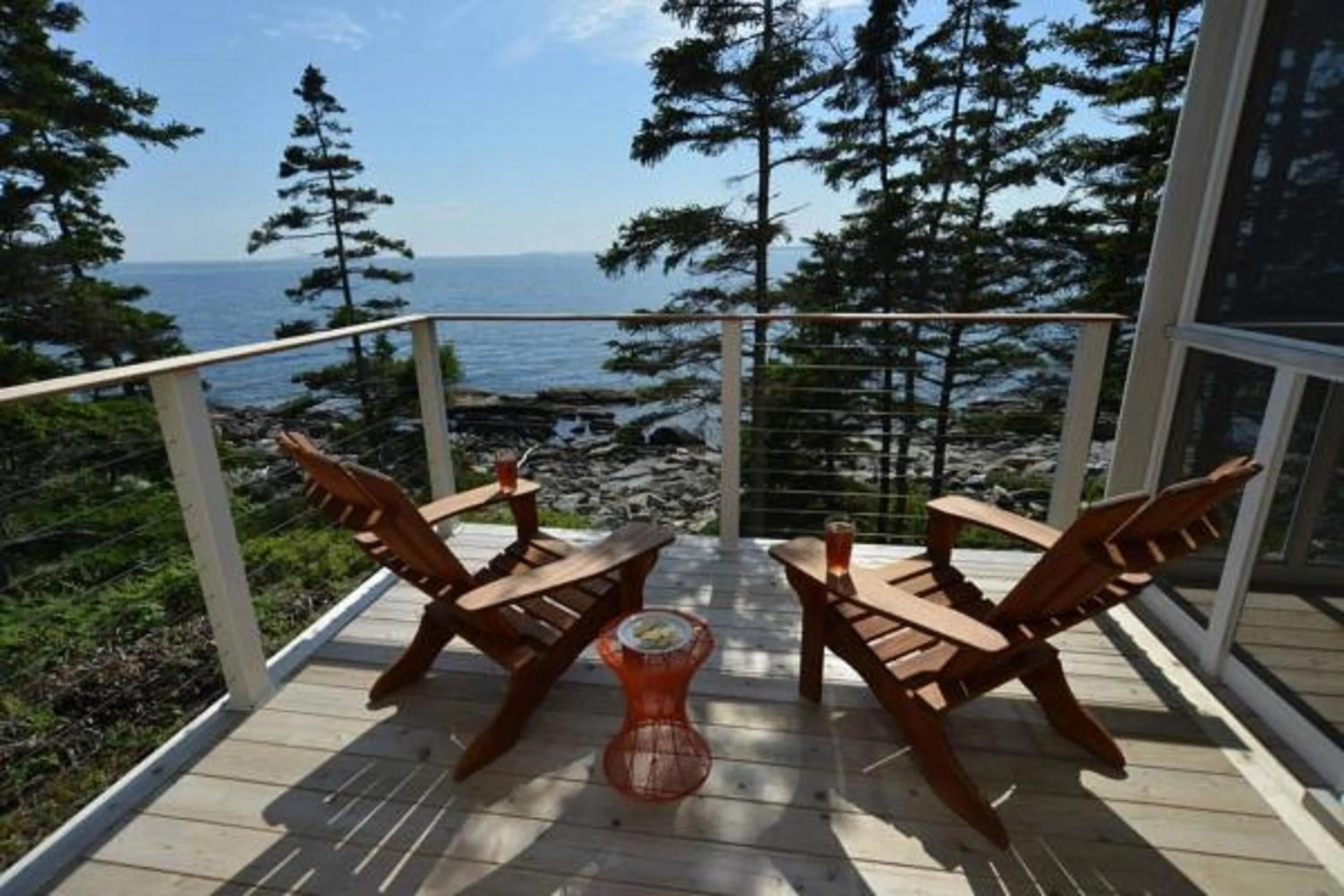 Patio in Newagen Seaside Inn