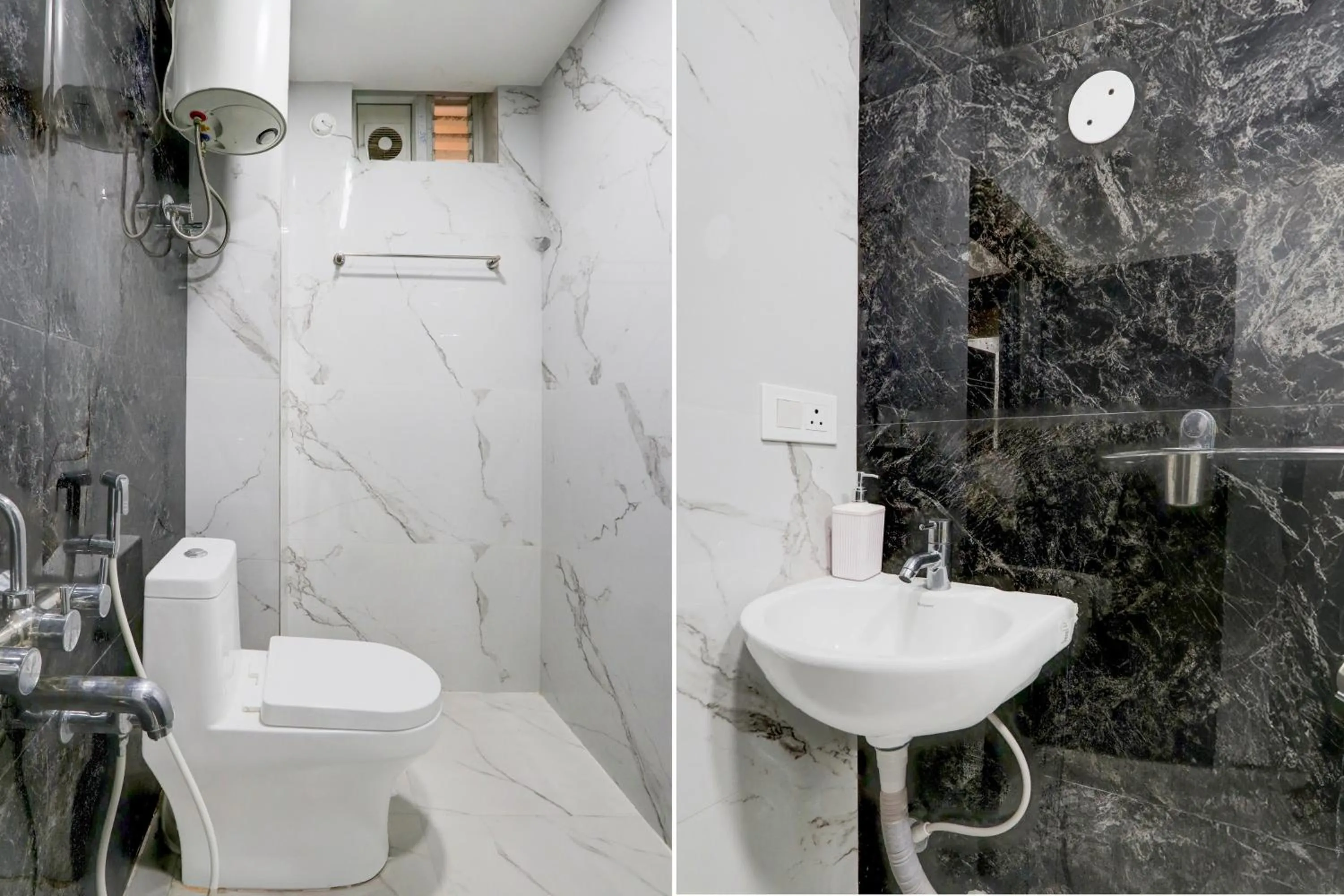 Bathroom in Palette by CheckIn Chanda Nagar Near GSM Mall
