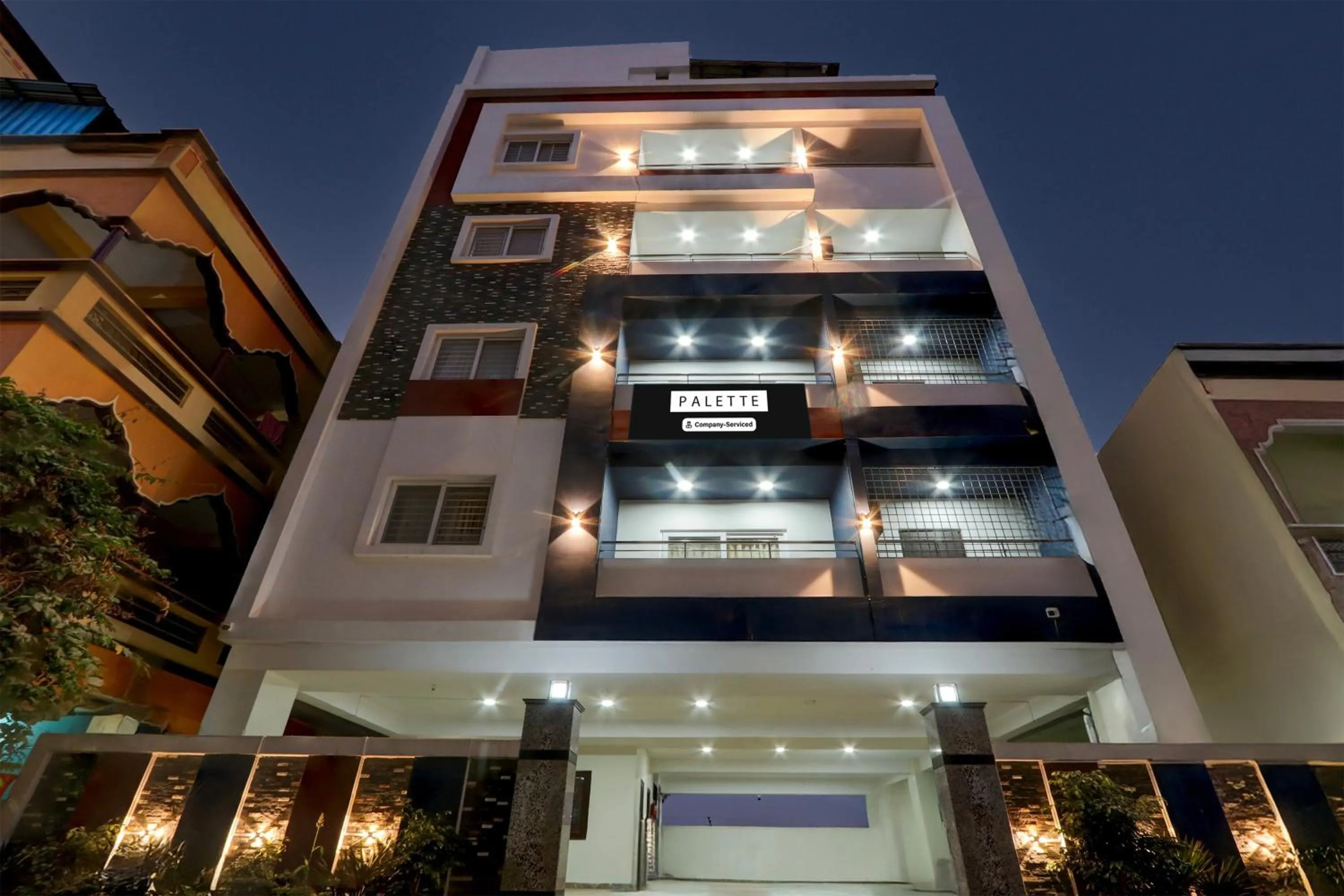 Facade/entrance in Palette by CheckIn Chanda Nagar Near GSM Mall