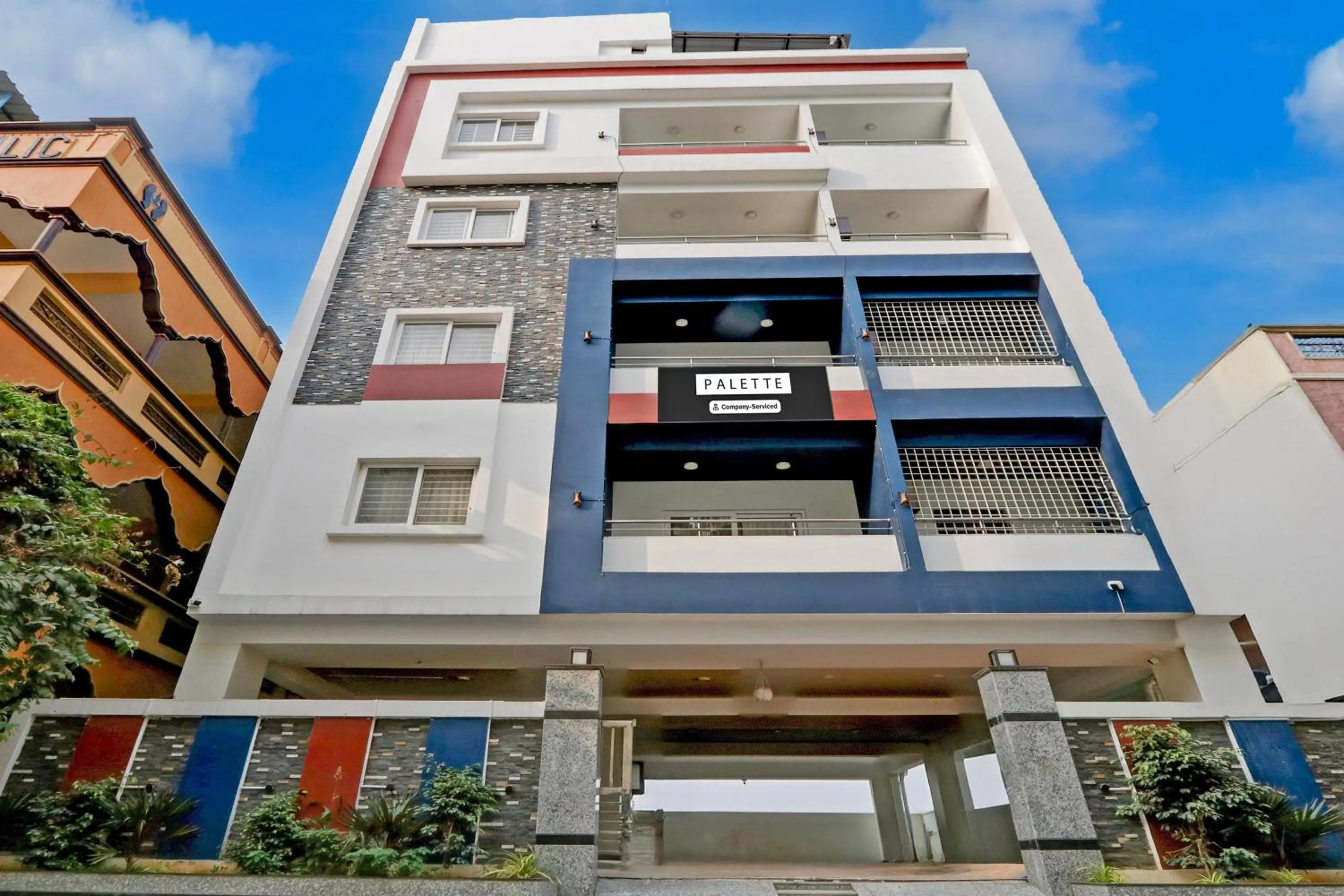 Facade/entrance in Palette by CheckIn Chanda Nagar Near GSM Mall