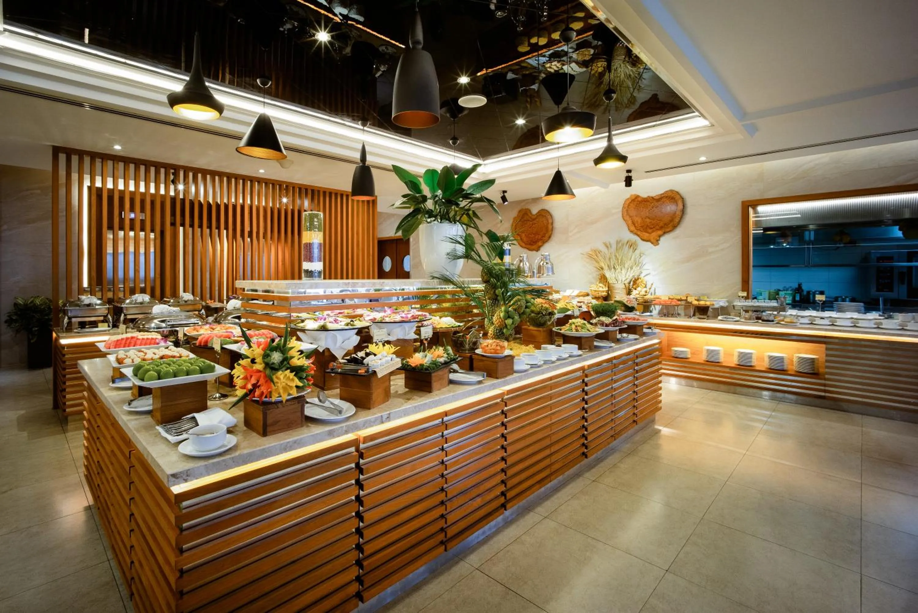 Buffet breakfast in Vanda Hotel