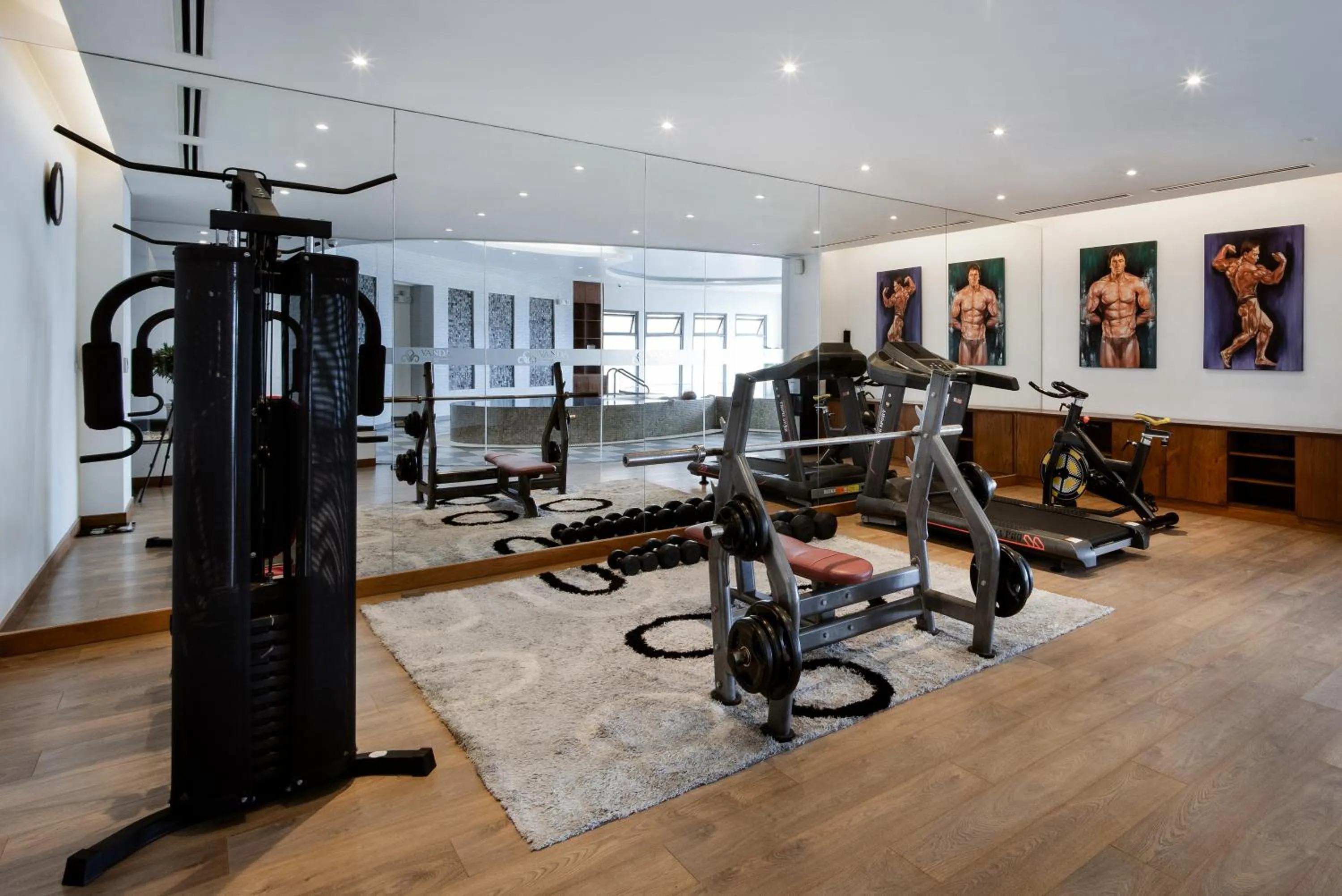 Fitness centre/facilities in Vanda Hotel