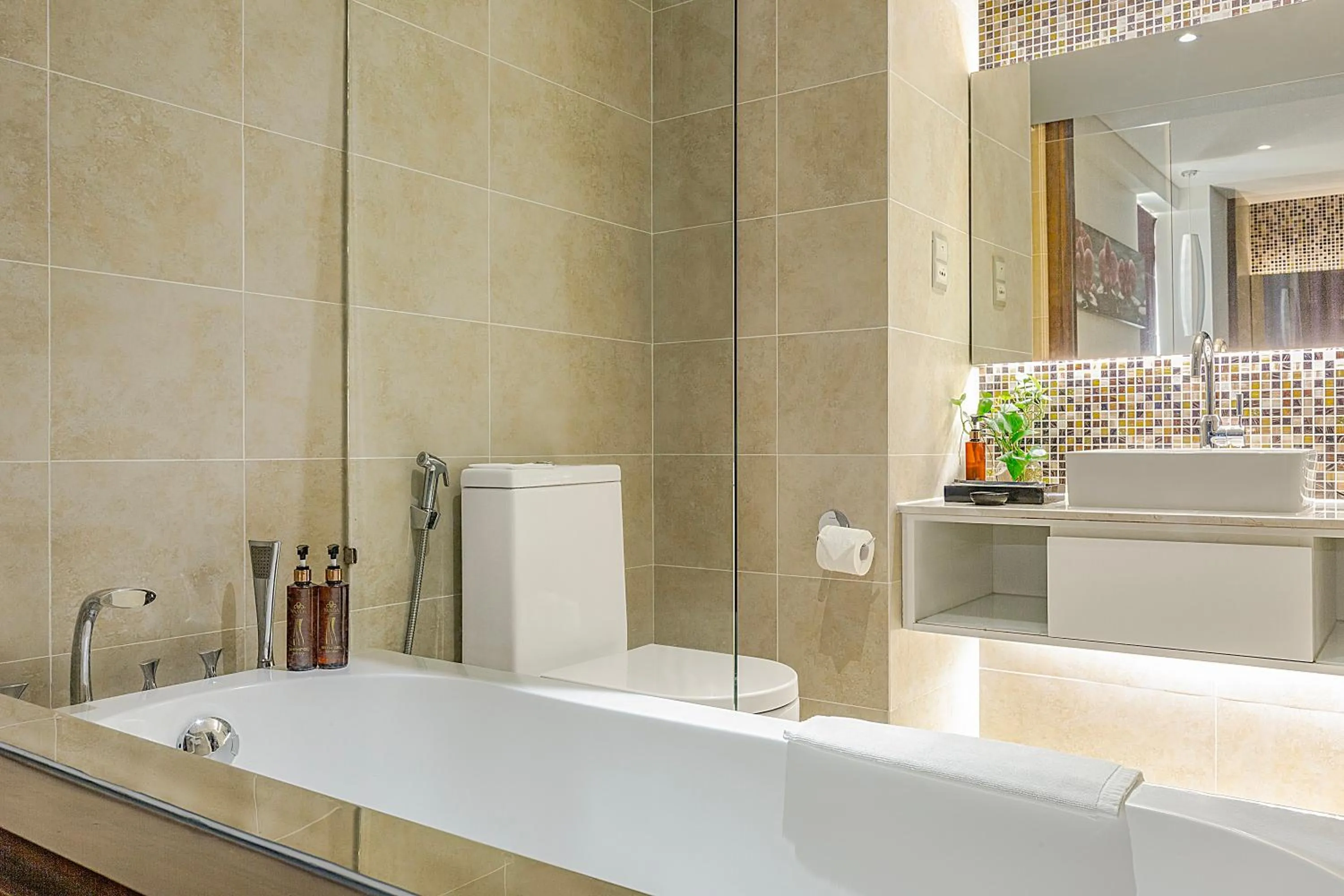 Shower in Vanda Hotel