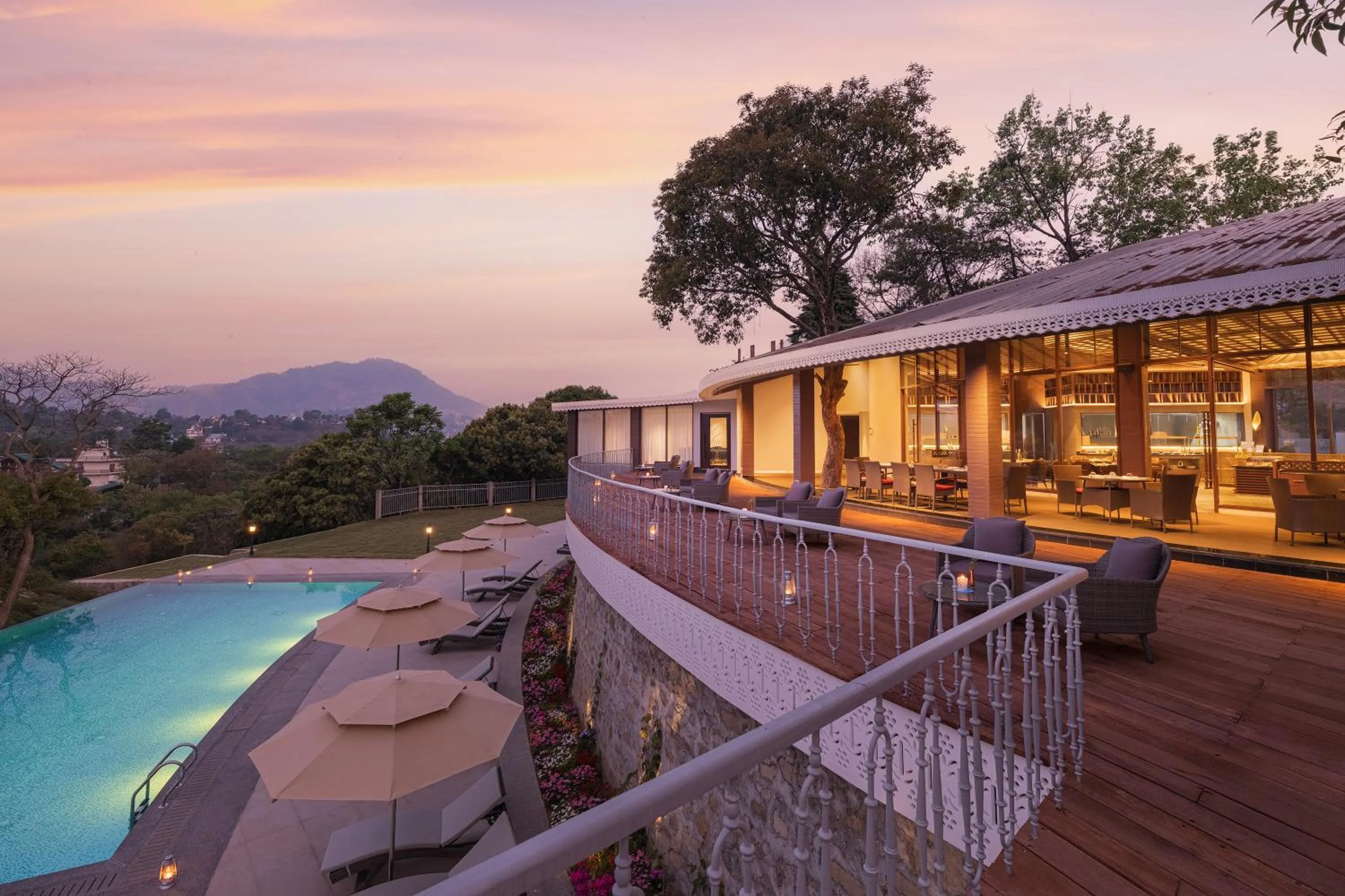 Swimming pool in Naukuchia House, Naukuchiatal - IHCL SeleQtions