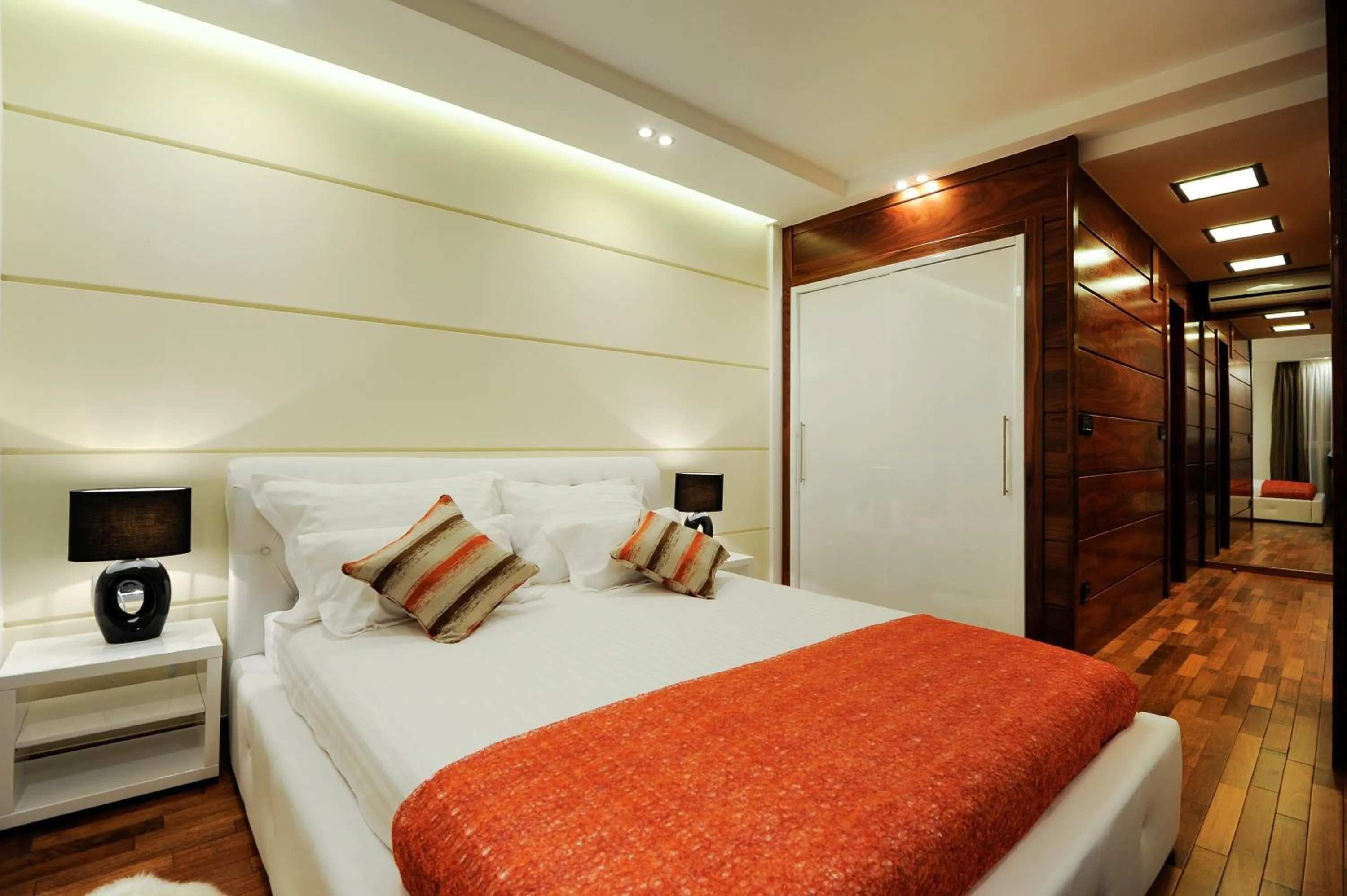 Photo of the whole room, Bed in Main Street Studio and Rooms