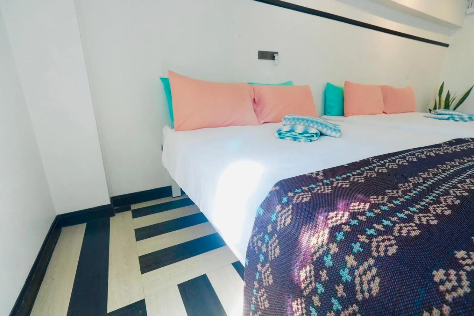 Bed in The Local Khaosan Bangkok Hotel