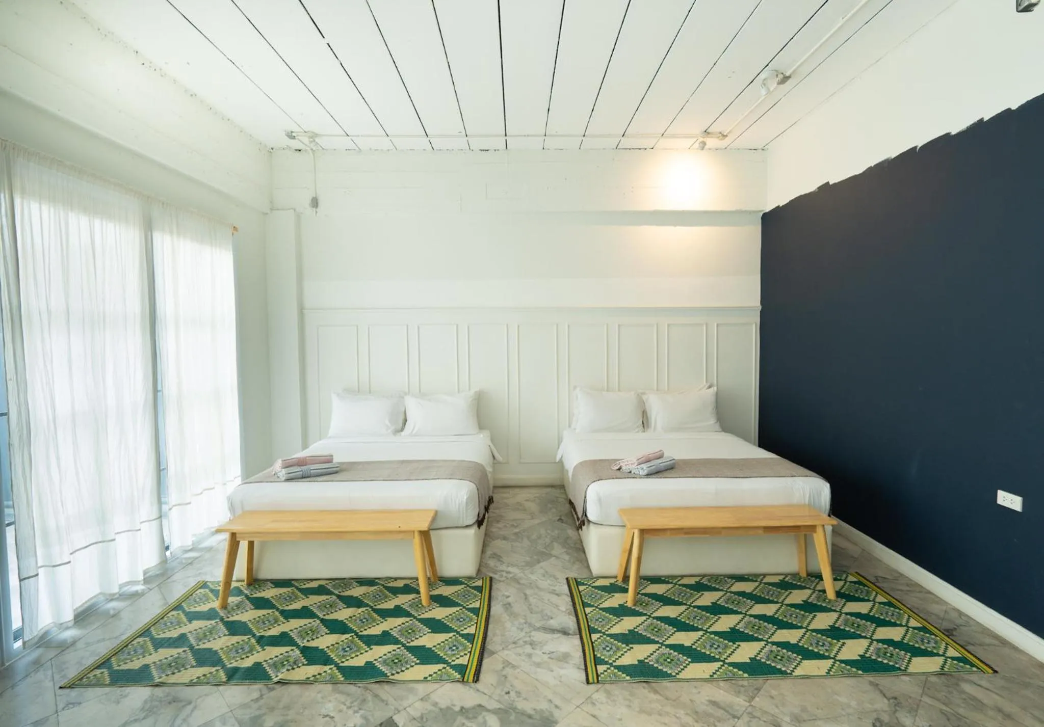 Bed in The Local Khaosan Bangkok Hotel