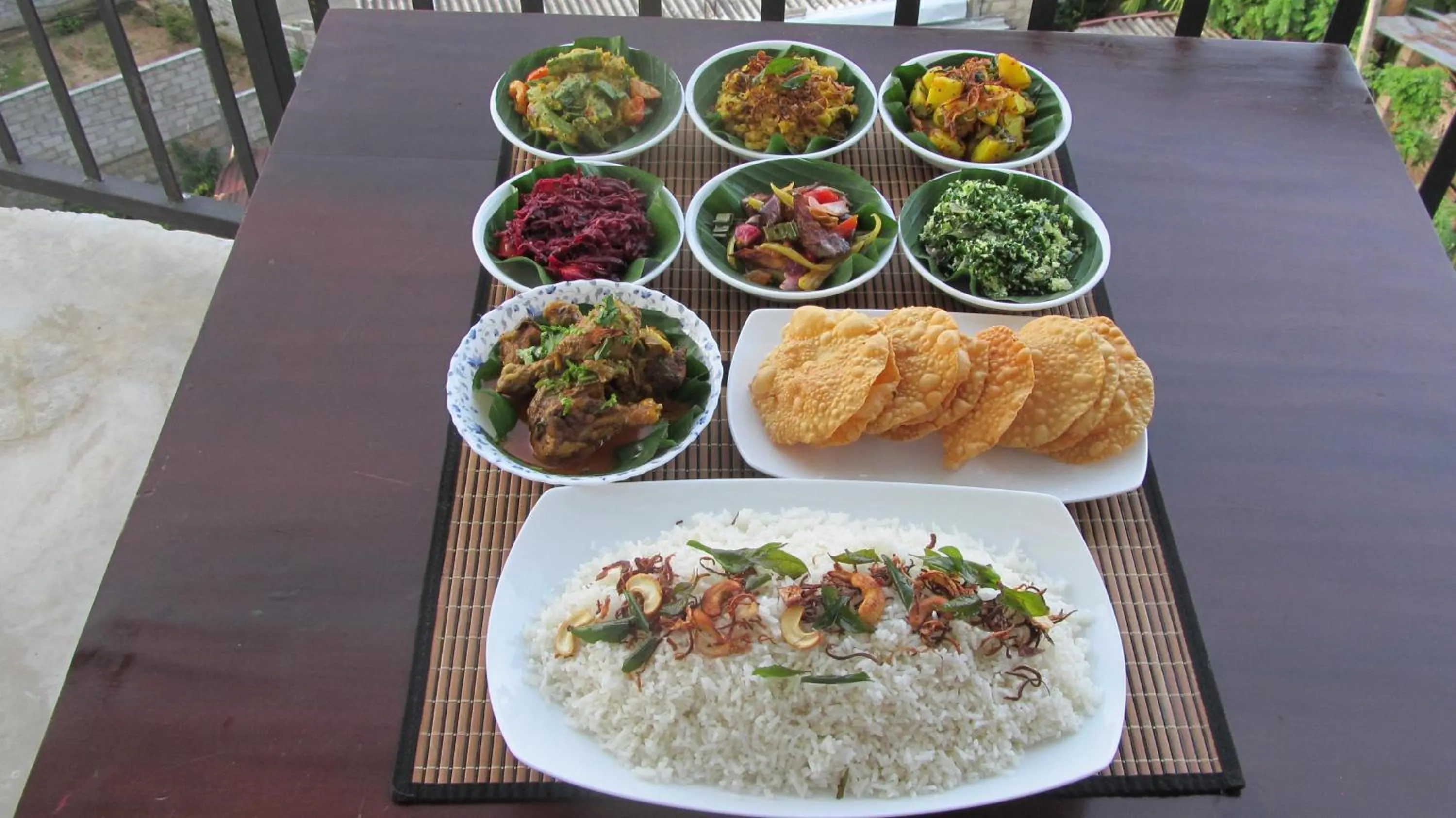 Food in Villa Arunalu Kandy
