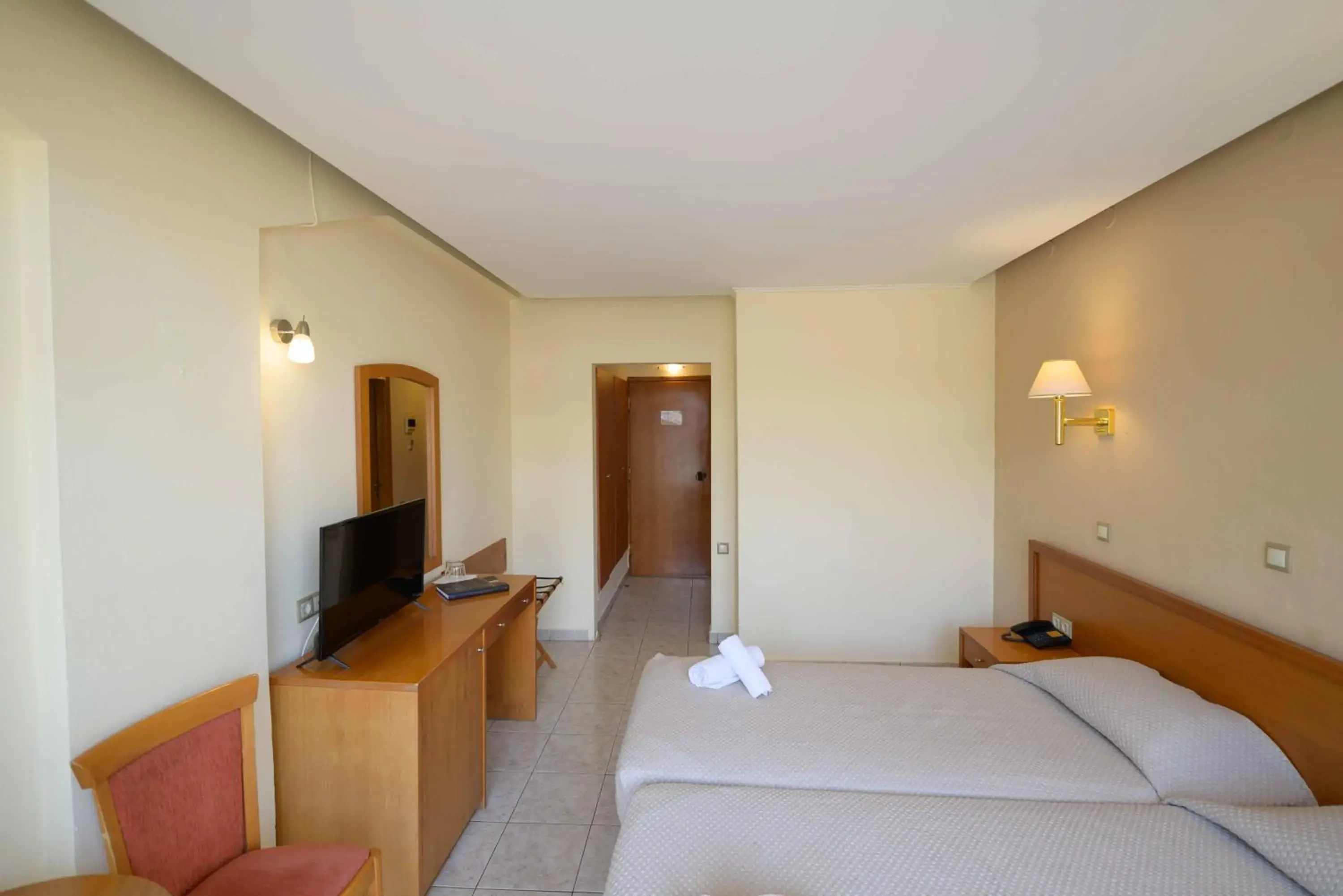 Bed in Neda Hotel Bed in Neda Hotel