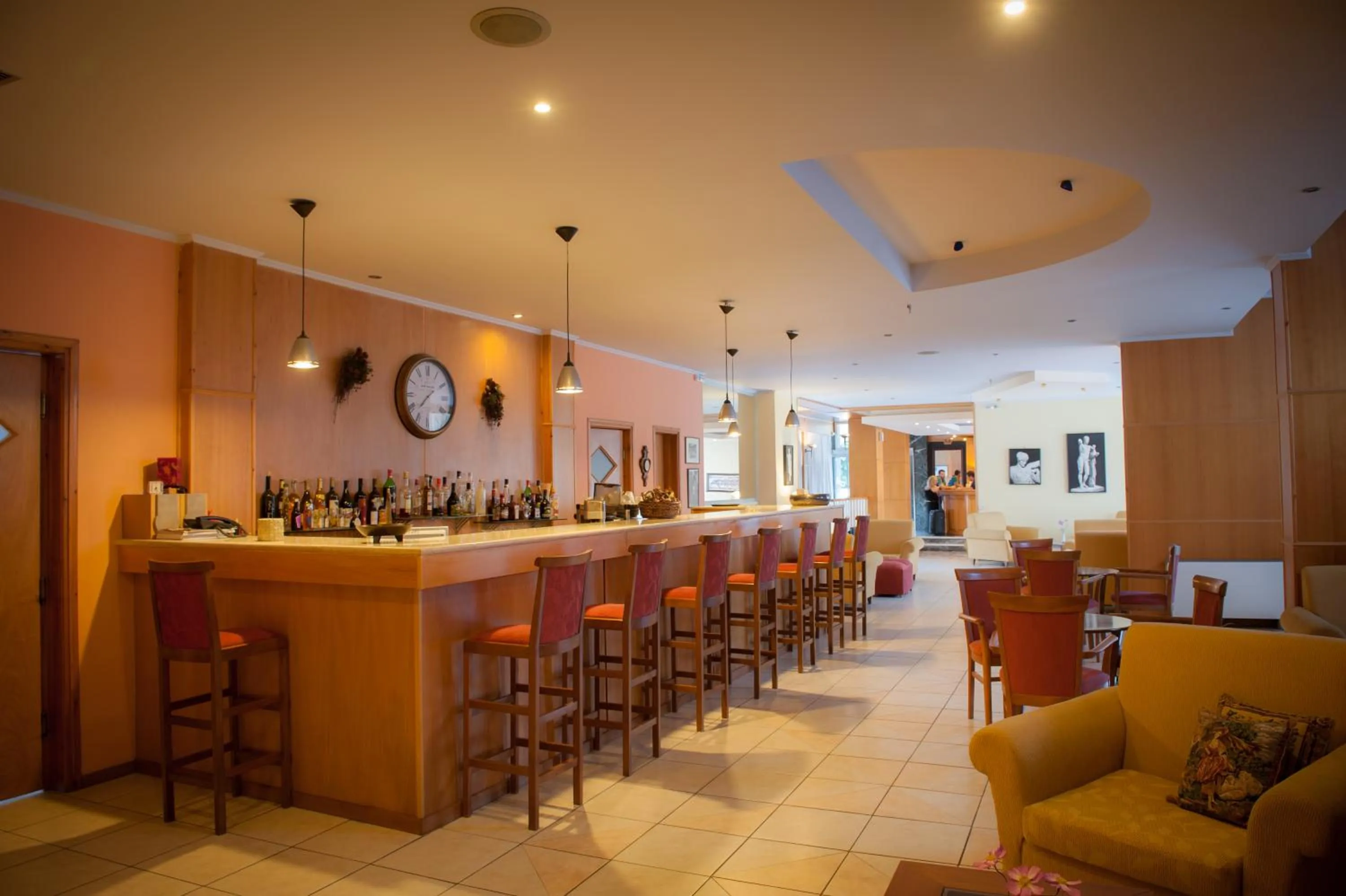 Lounge or bar in Neda Hotel