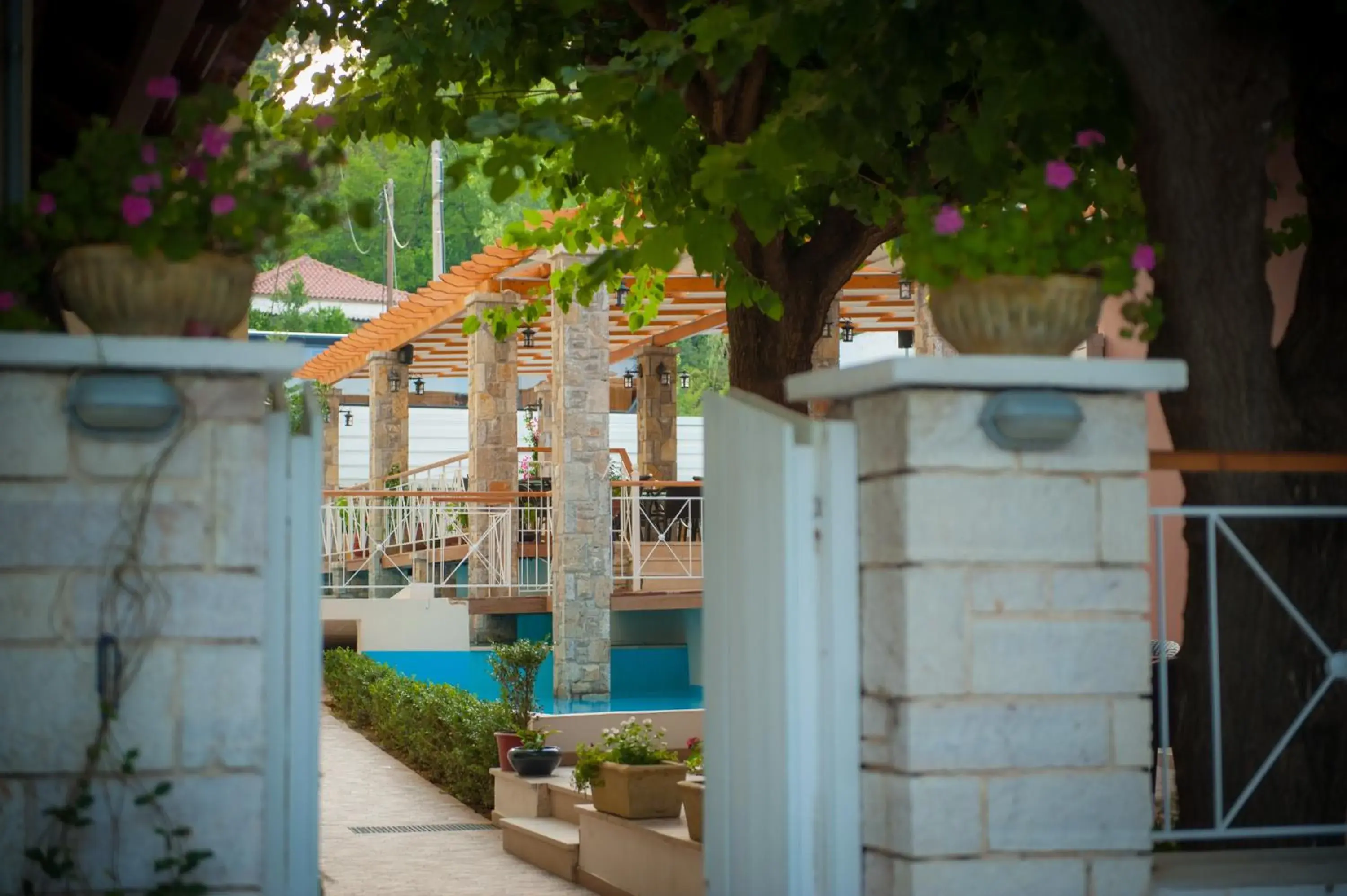 Facade/entrance in Neda Hotel Facade/entrance in Neda Hotel