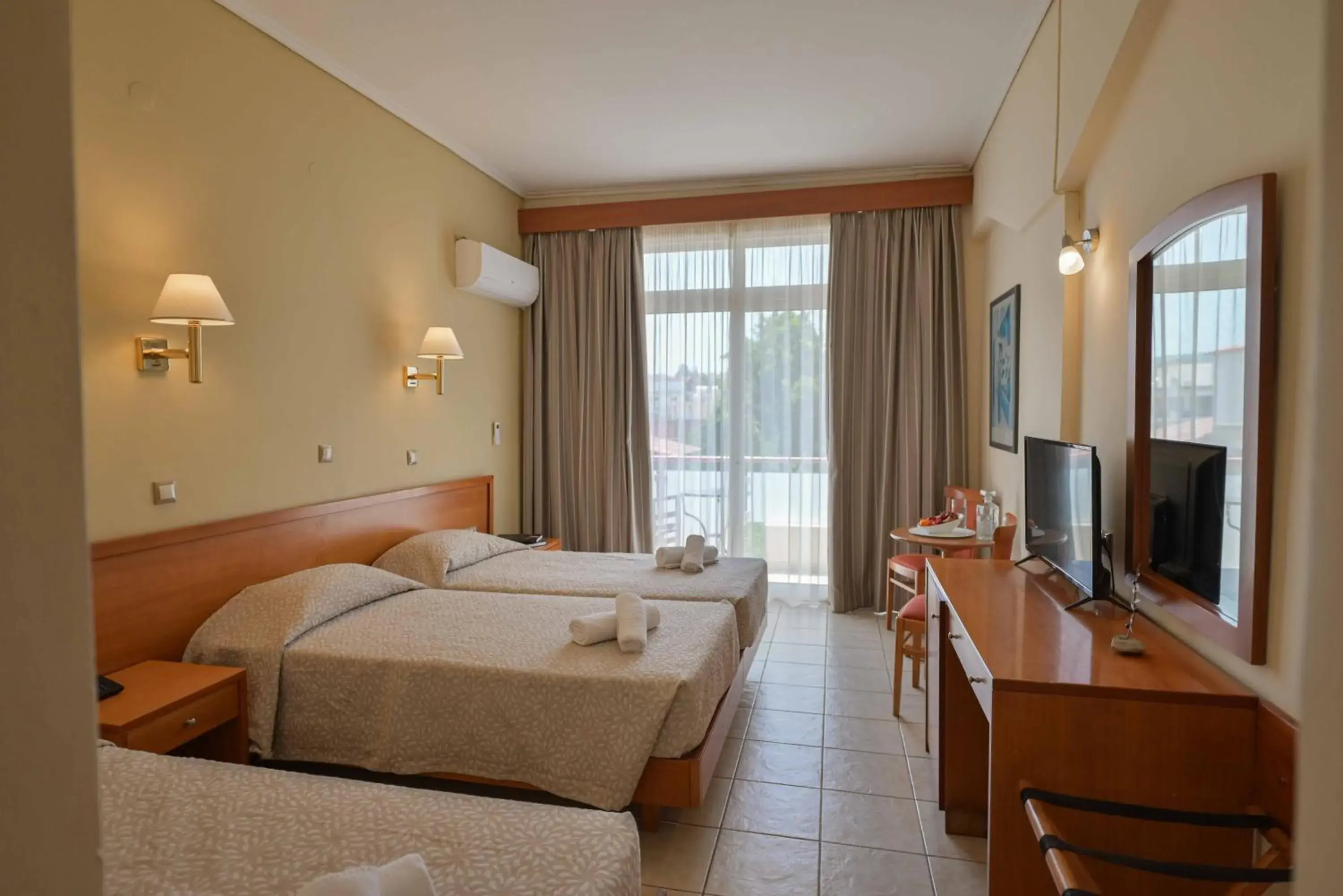 Bed in Neda Hotel Bed in Neda Hotel