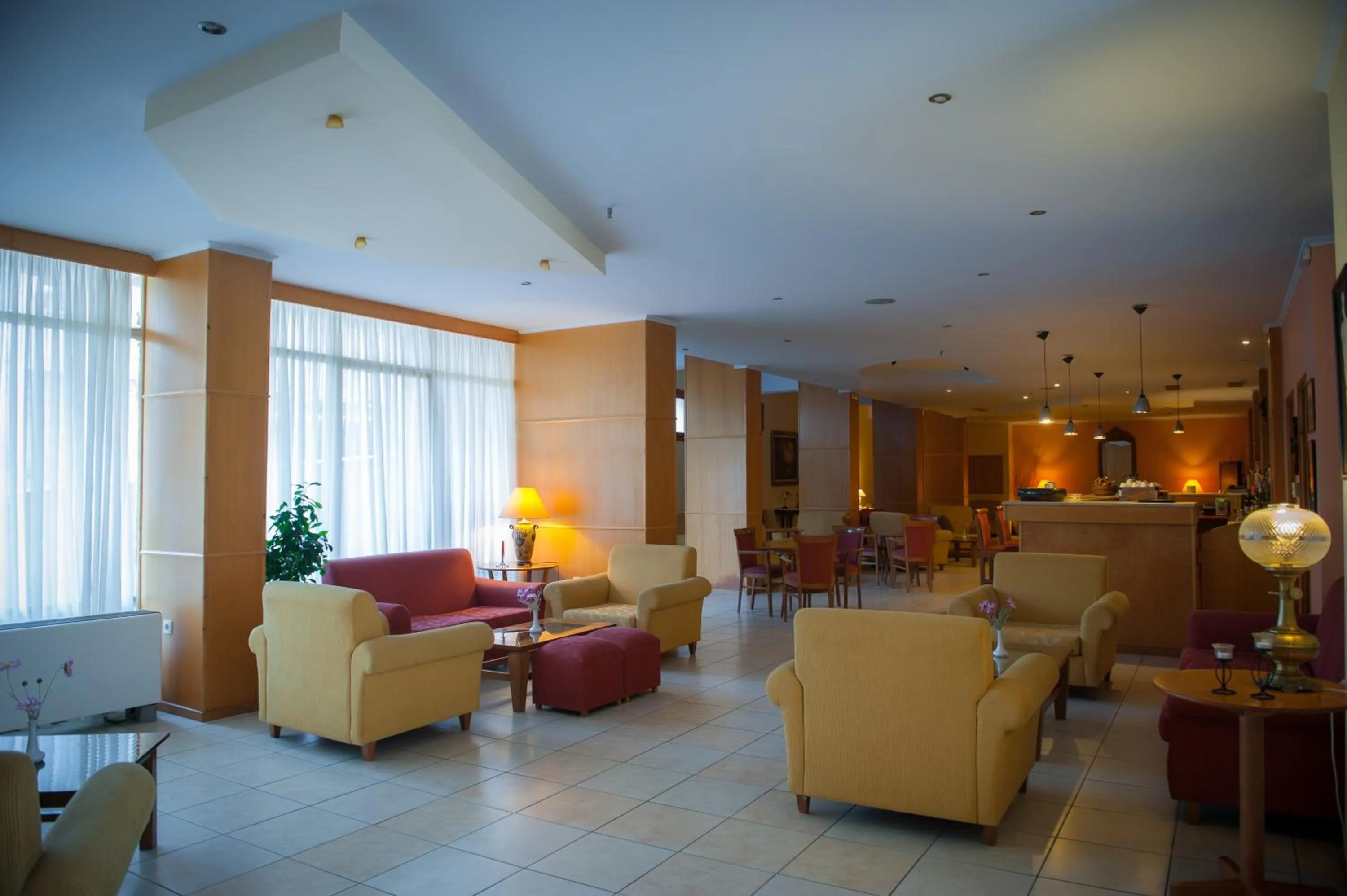 Lounge or bar in Neda Hotel