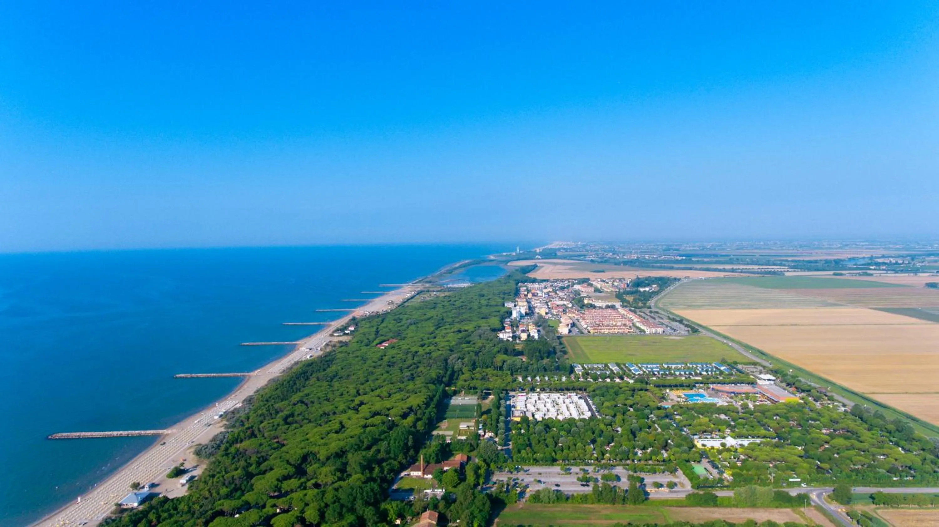 Natural landscape in Portofelice Camping Village