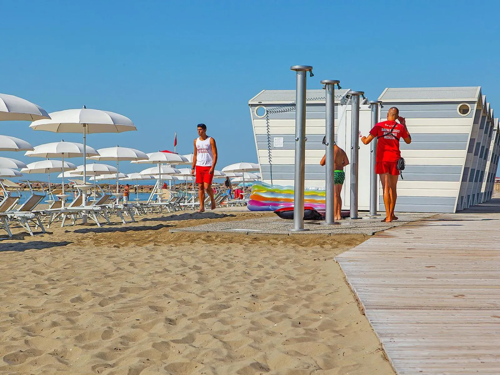Beach in Portofelice Camping Village