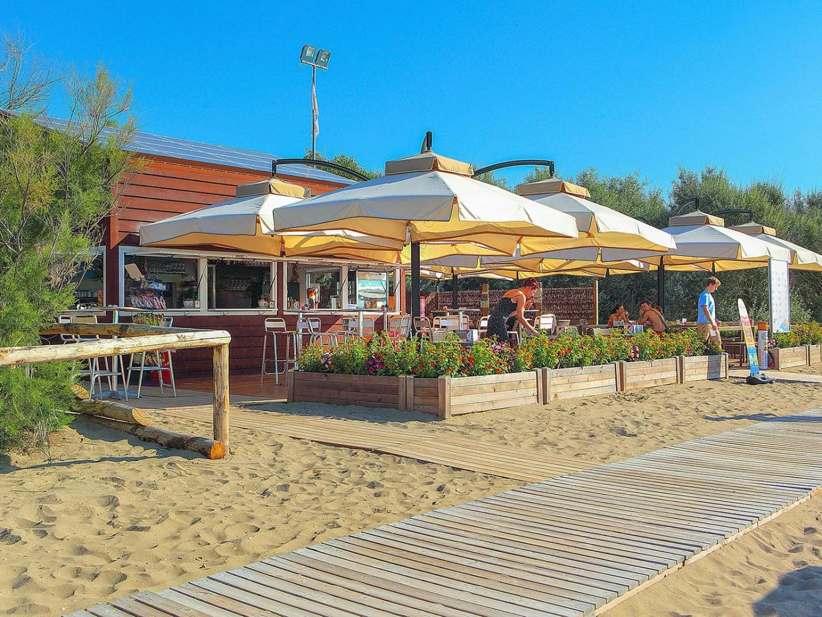 Beach in Portofelice Camping Village