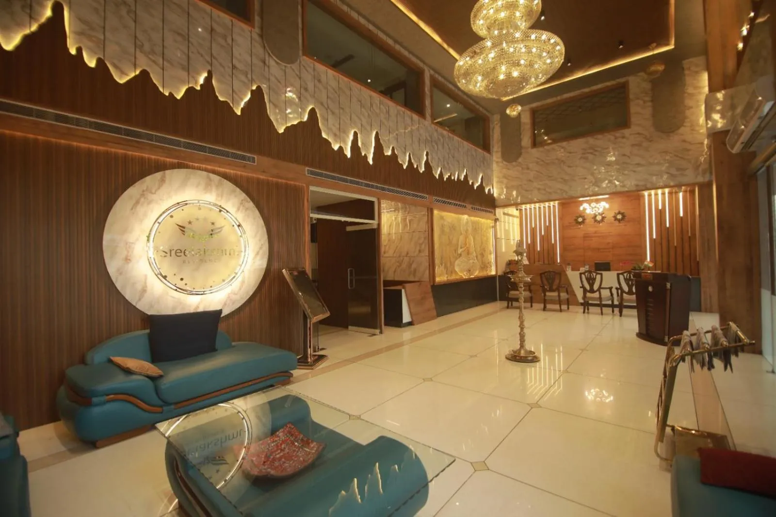 Lobby or reception in Sreelakshmi Residency