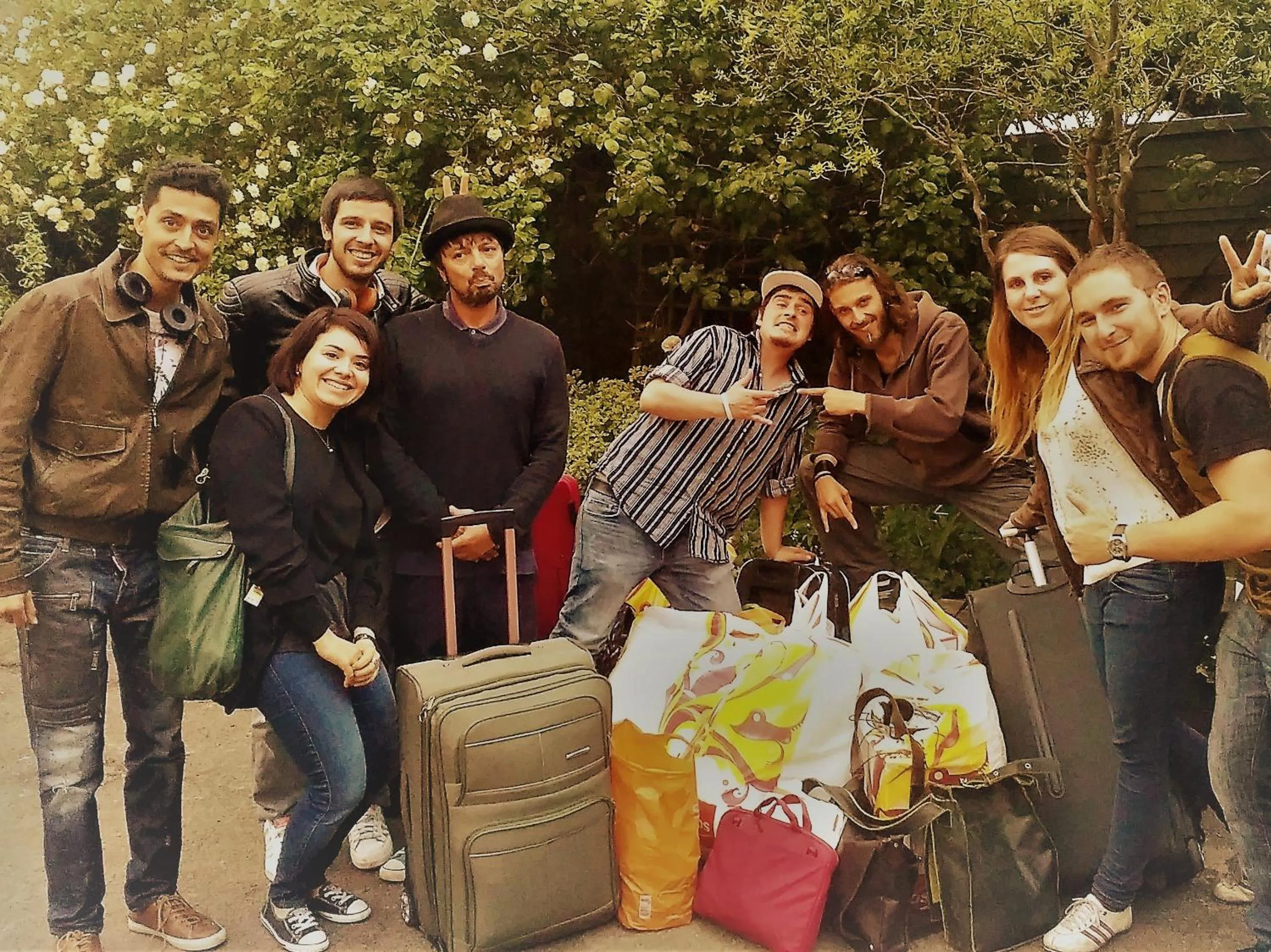 Garden in Hootananny Hostel