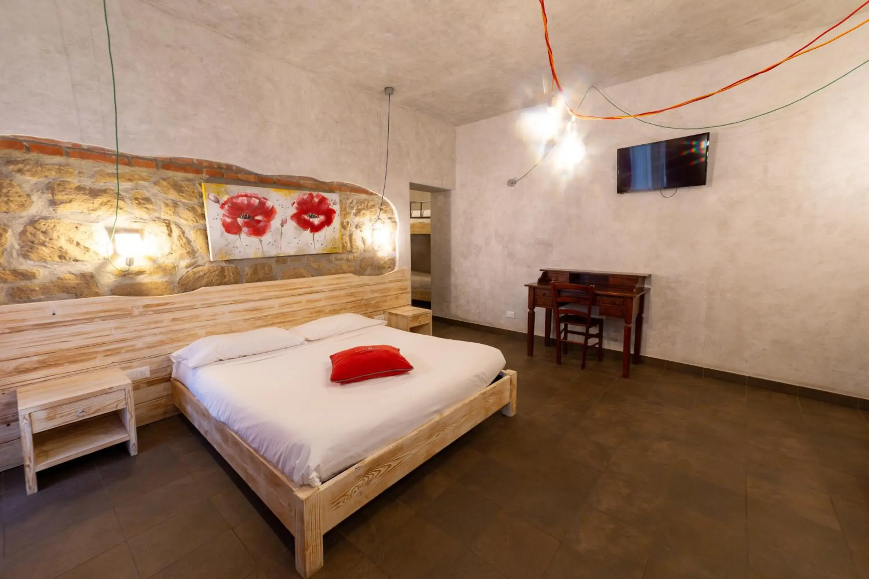 Family Room with Private Bathroom in Agriturismo La Collina Family Room with Private Bathroom in Agriturismo La Collina