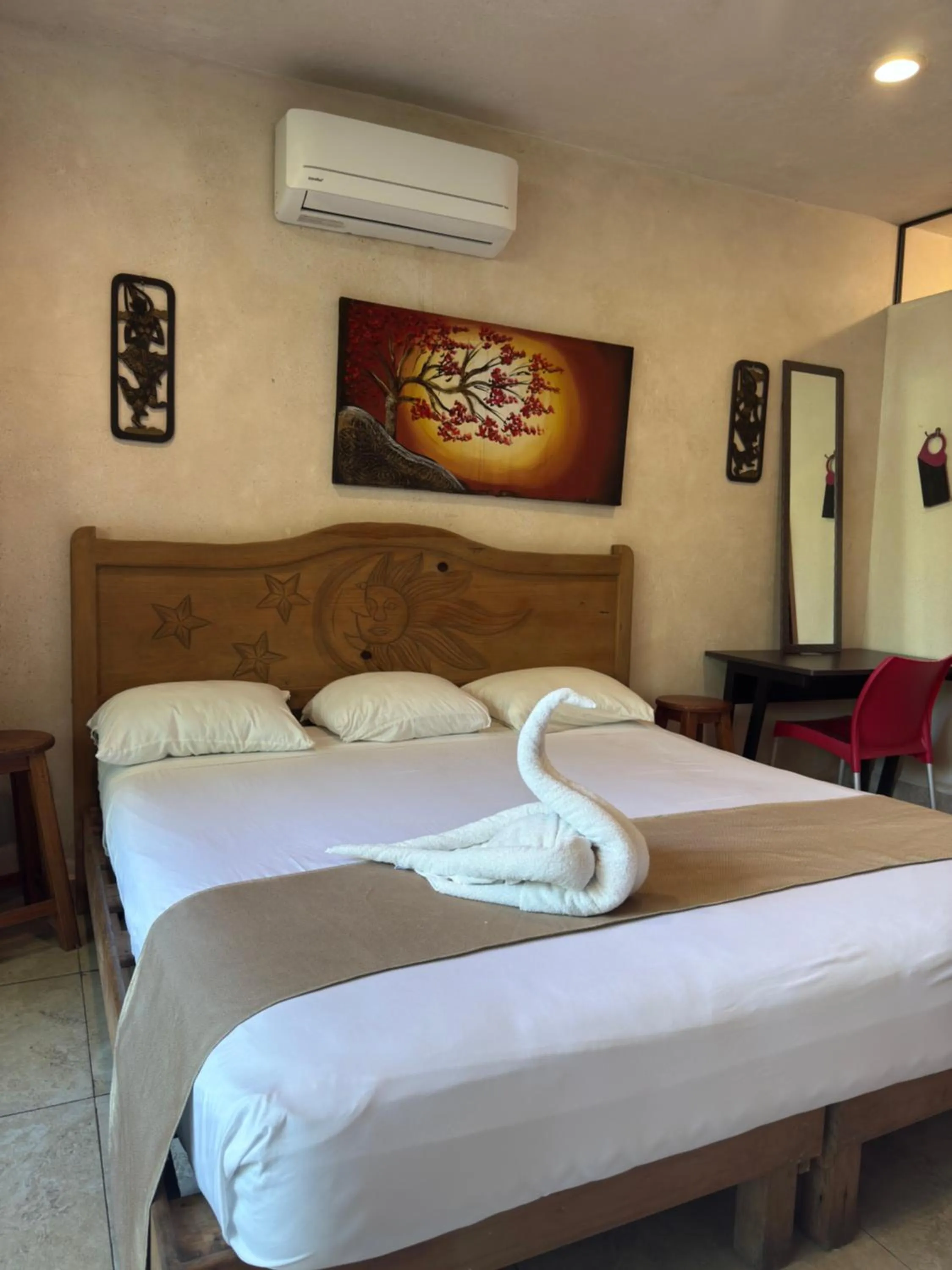 Bed in Maya Vacanze Playa Natural