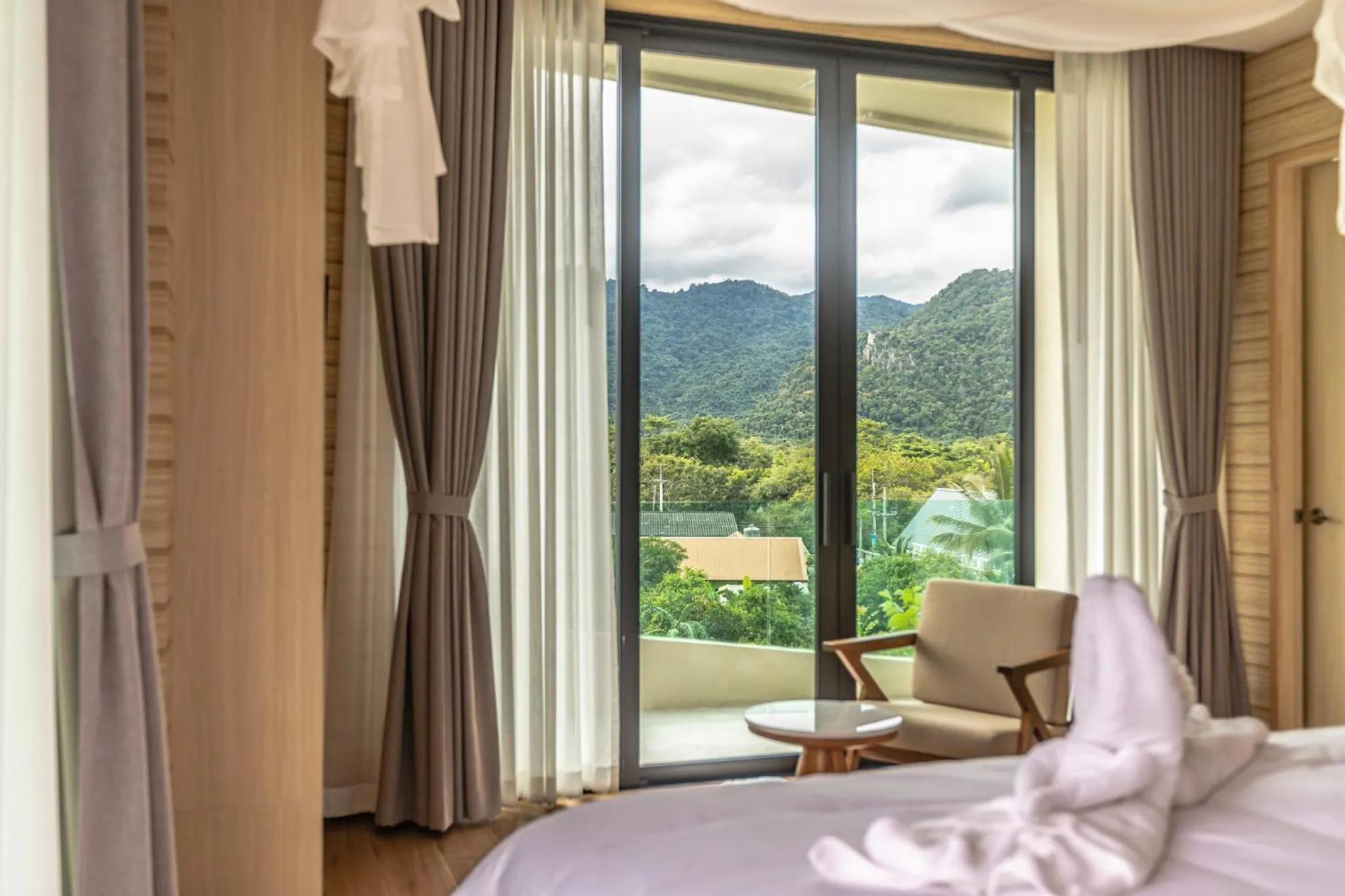 Bed in Viewpoint Khaoyai Hotel