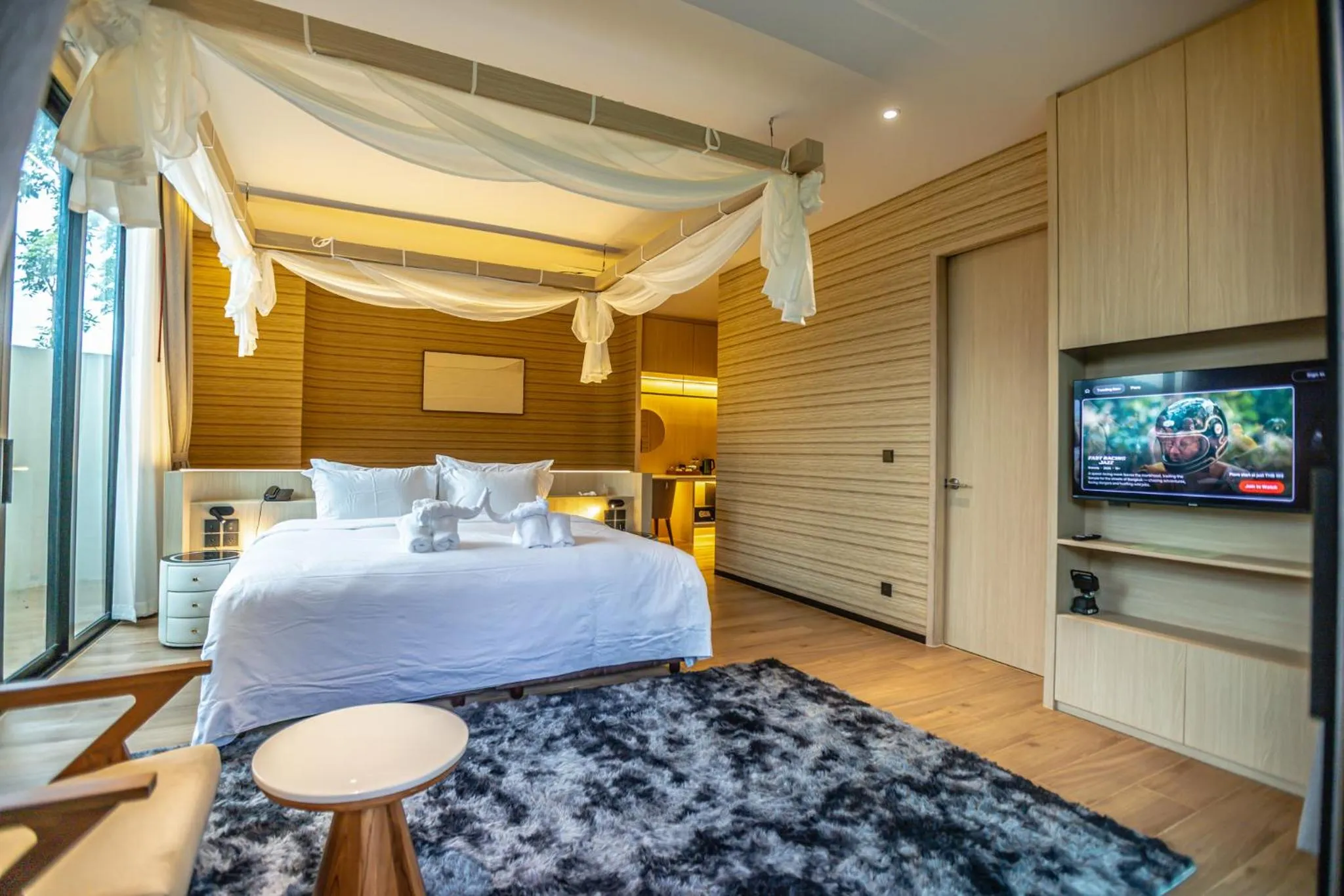 Bed in Viewpoint Khaoyai Hotel