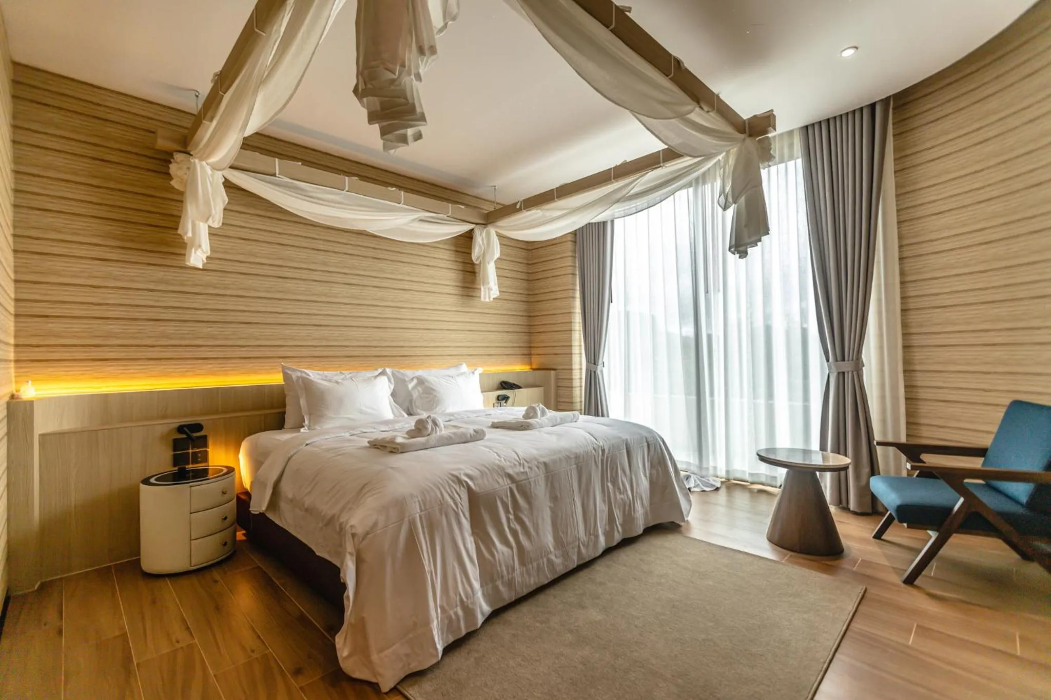 Bed in Viewpoint Khaoyai Hotel