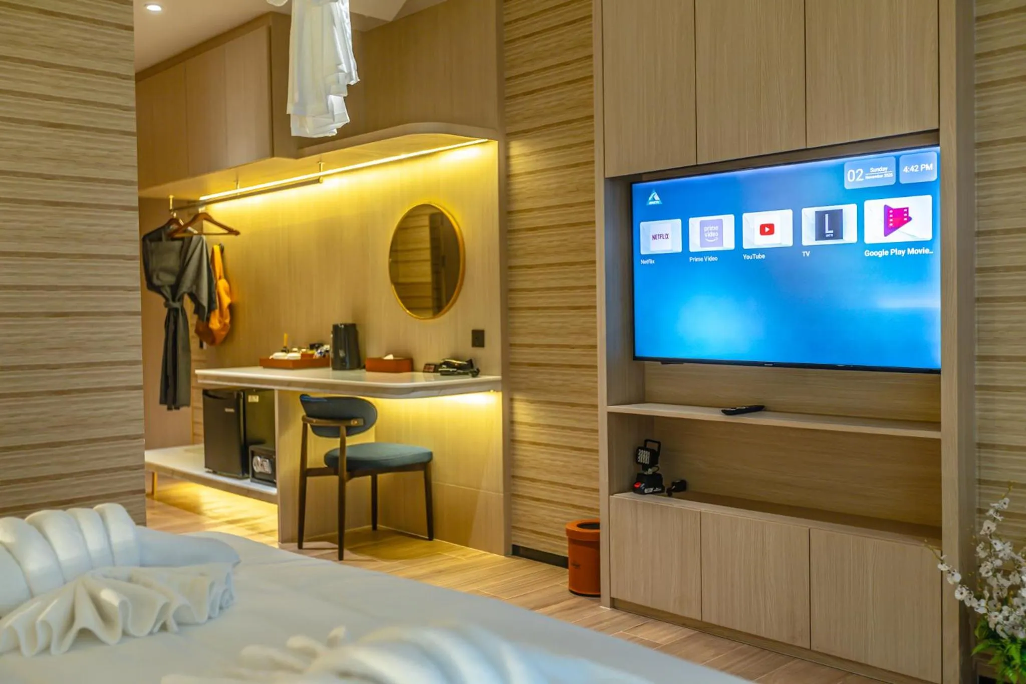 Bed in Viewpoint Khaoyai Hotel