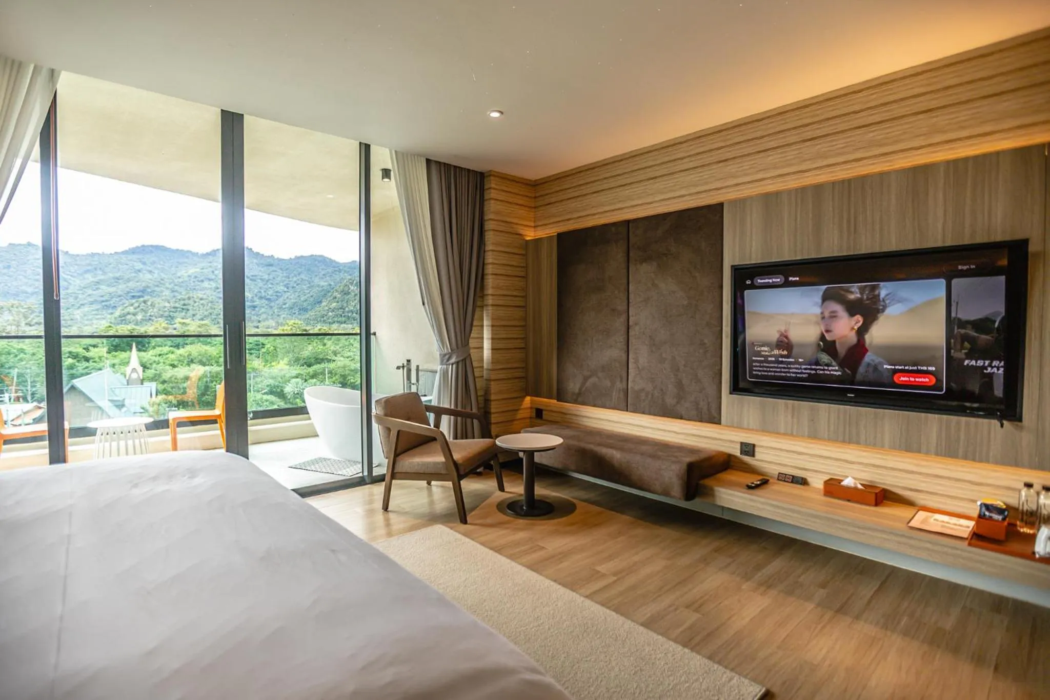 Bed in Viewpoint Khaoyai Hotel
