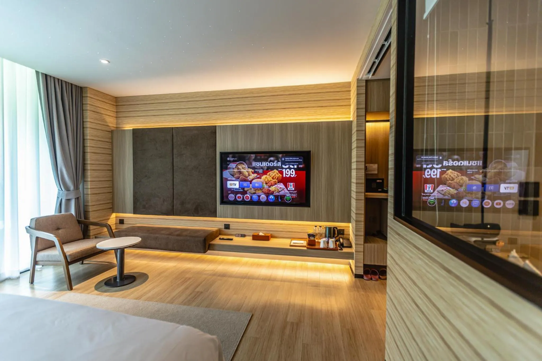 Bed in Viewpoint Khaoyai Hotel