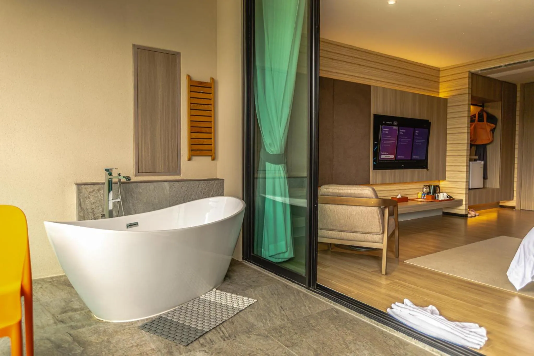 Bed in Viewpoint Khaoyai Hotel