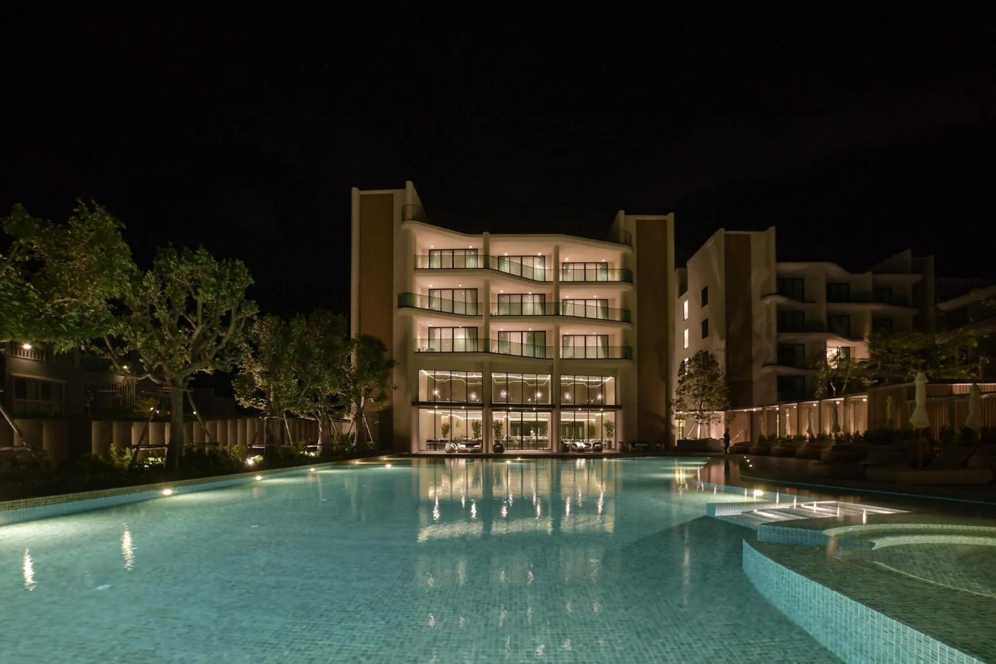 Pool view in Viewpoint Khaoyai Hotel