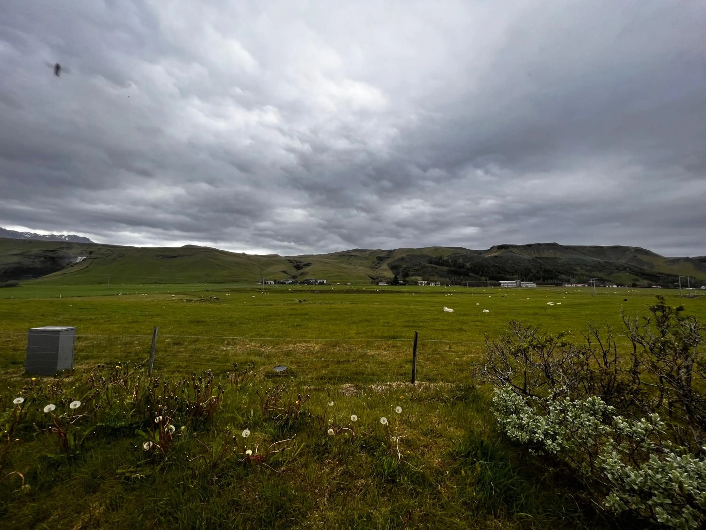 Mountain view in Skogar Hostel
